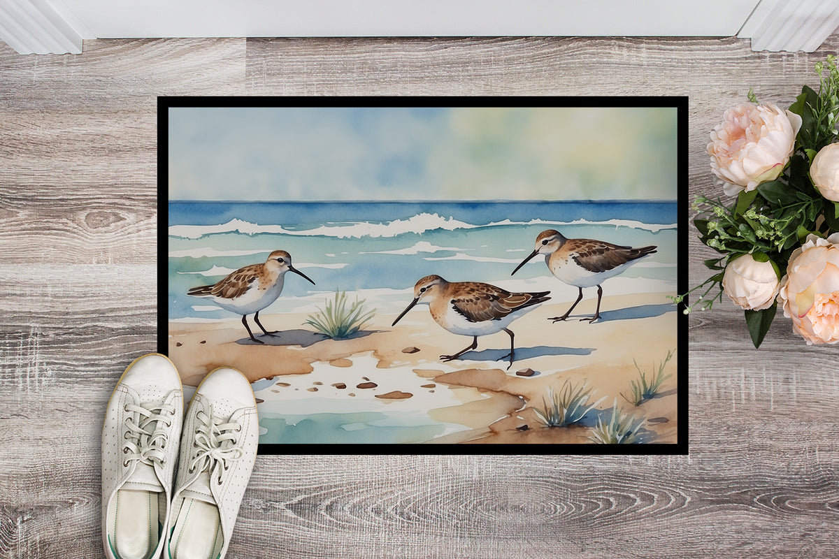Caroline's Treasures Sandpipers Hunting Doormat