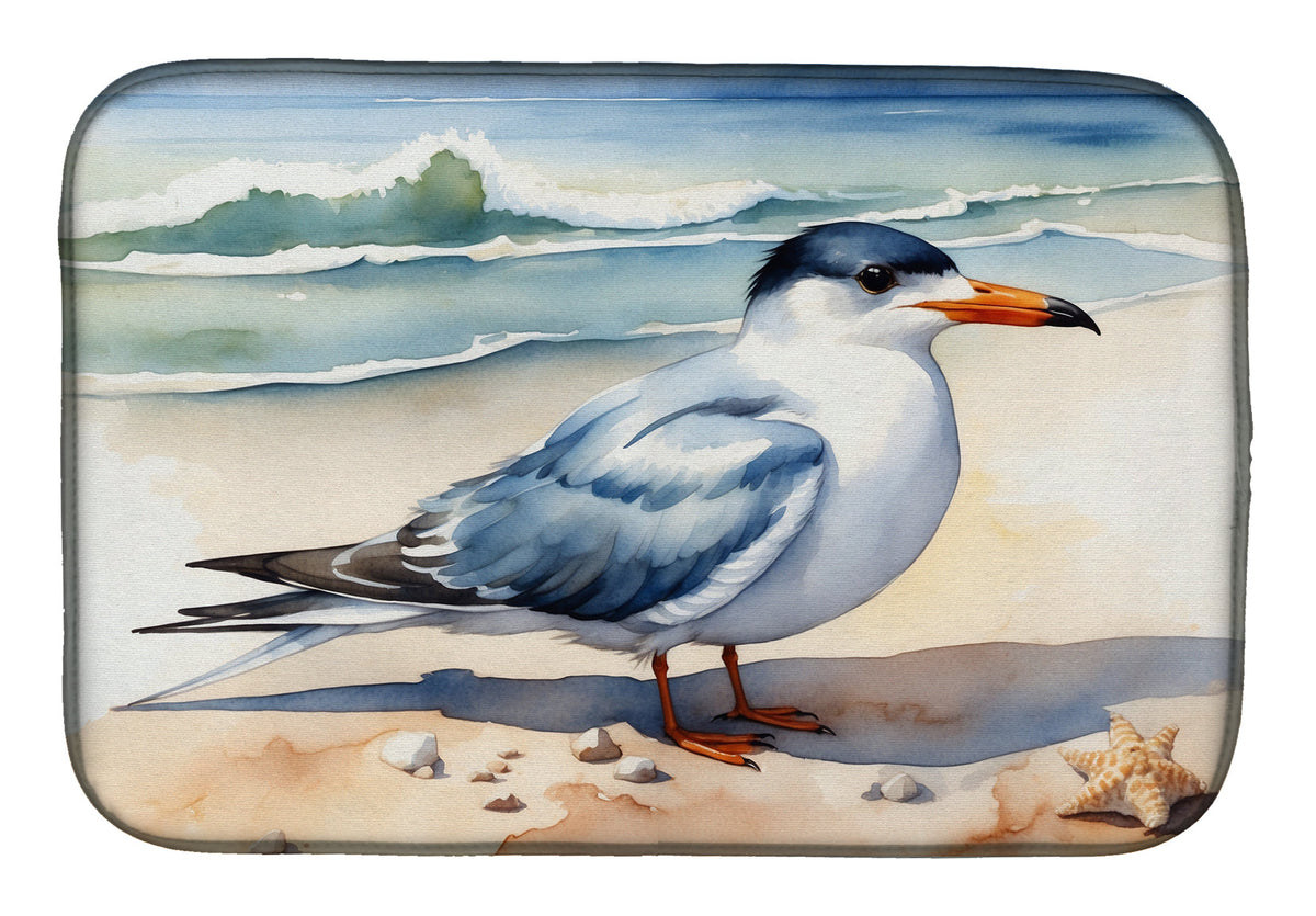 Caroline's Treasures Tern Resting Dish Drying Mat