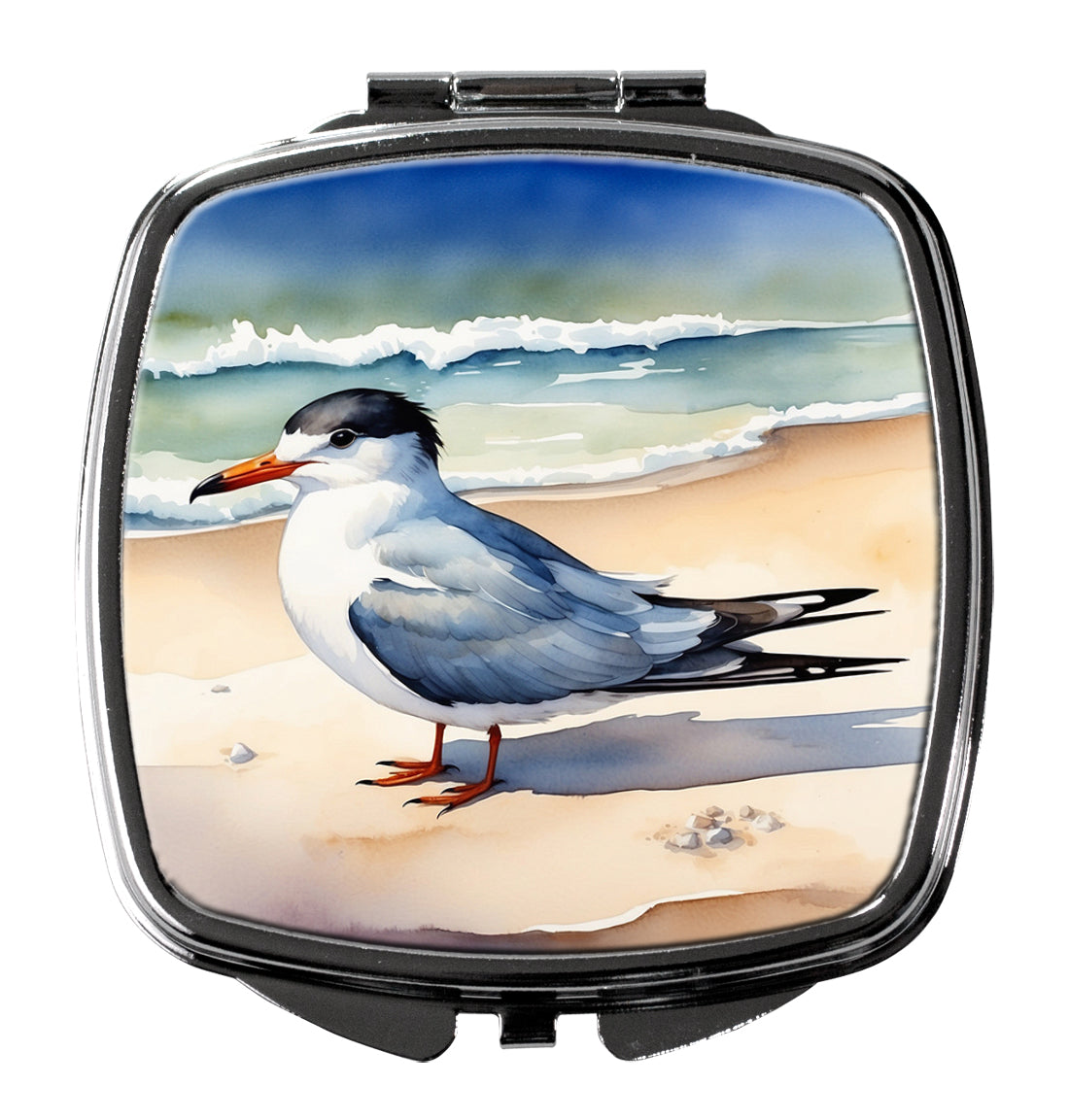 Caroline's Treasures Tern Resting Compact Mirror – Stylish Purse Mirror with Artistic Covers