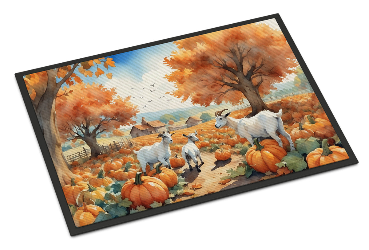 Caroline's Treasures Autumn Goats Doormat-24x36 Indoor / Outdoor Rug | Made in USA