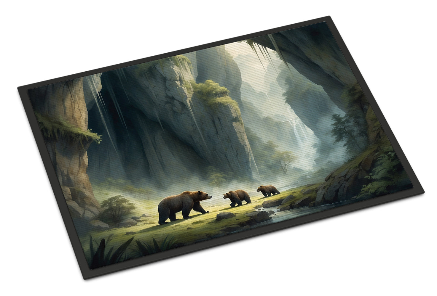 Caroline's Treasures Cave Bears Doormat-24x36 Indoor / Outdoor Rug | Made in USA