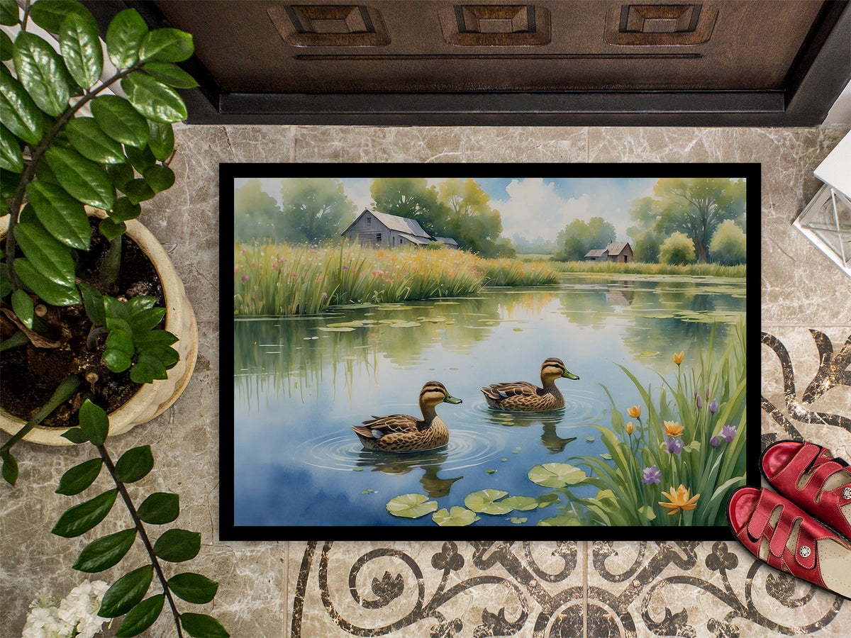 Caroline's Treasures Mother Duck Doormat-24x36 Indoor / Outdoor Rug | Made in USA