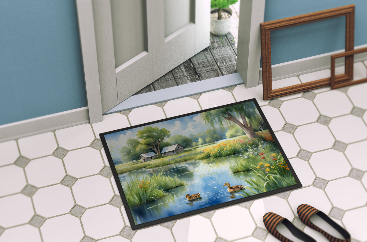 Caroline's Treasures Mother Duck Doormat-24x36 Indoor / Outdoor Rug | Made in USA