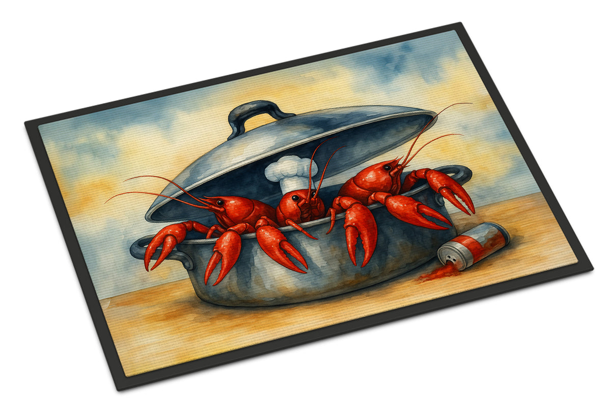 Caroline's Treasures Crawfish Cooking Doormat