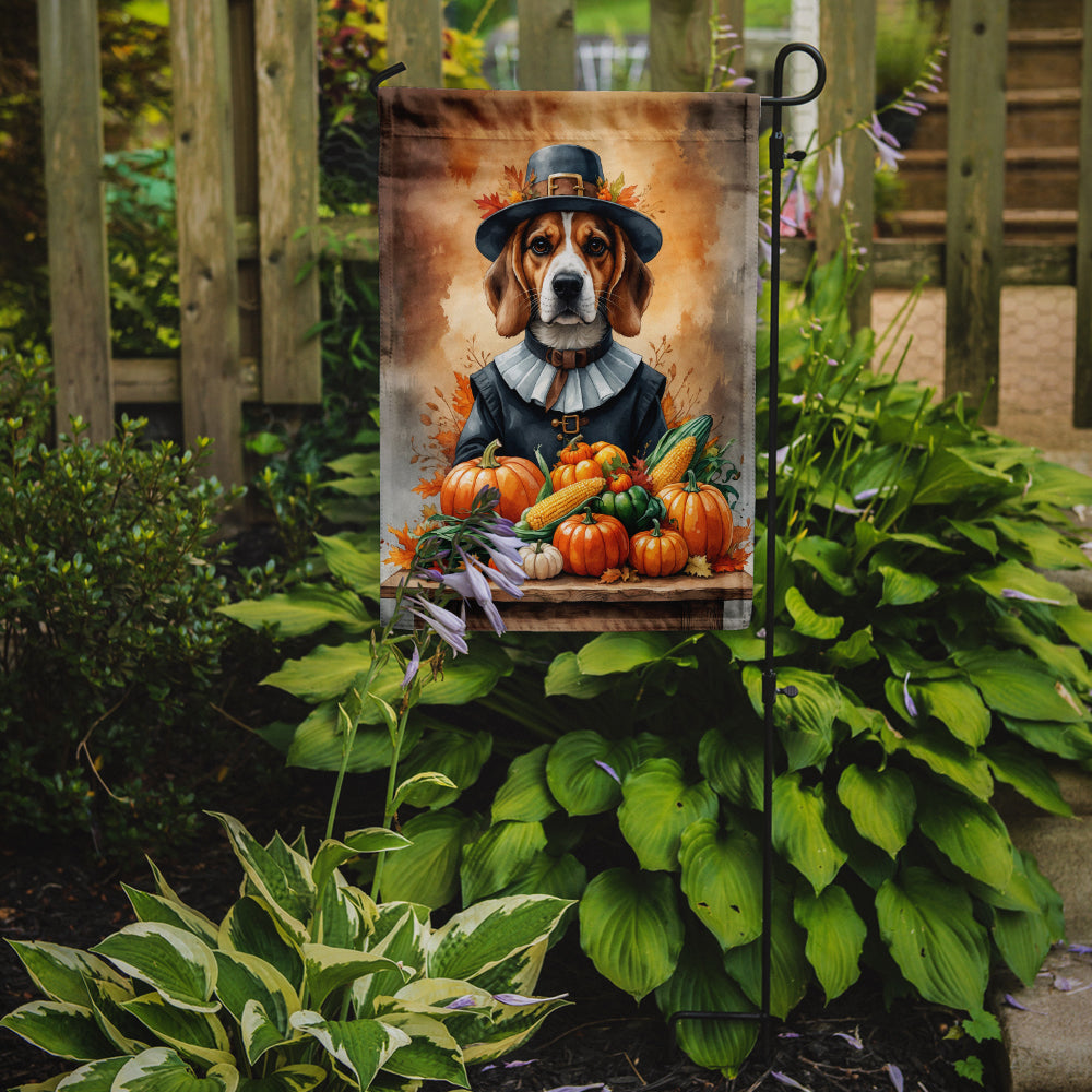Caroline's Treasures Beagle Thanksgiving Garden Flag