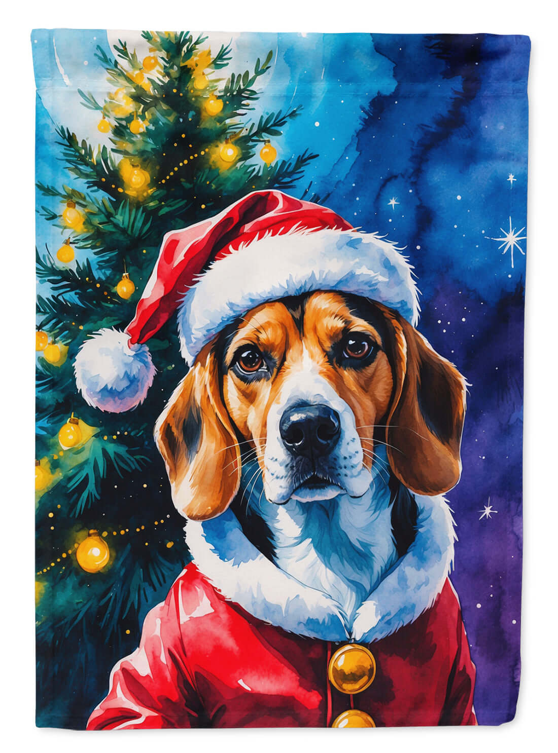 Caroline's Treasures Beagle Christmas Garden Flag