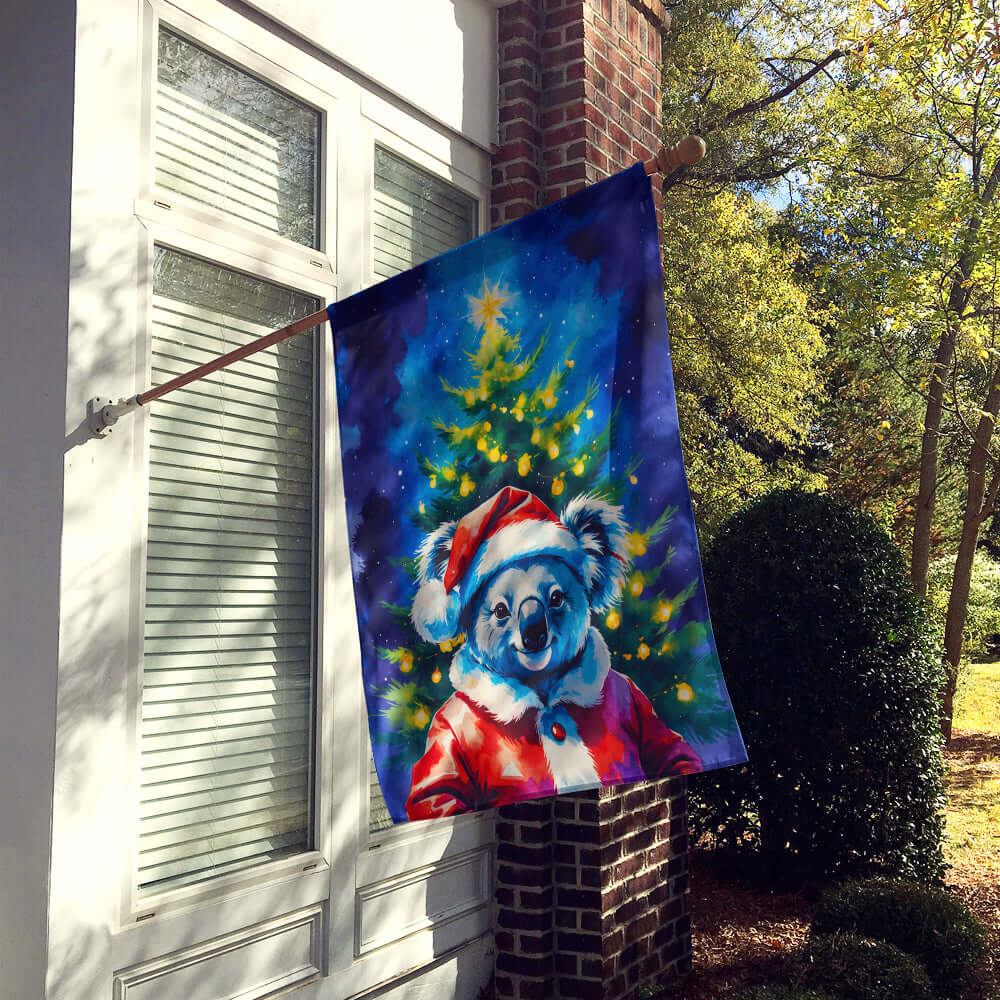 Caroline's Treasures Koala Christmas House Flag