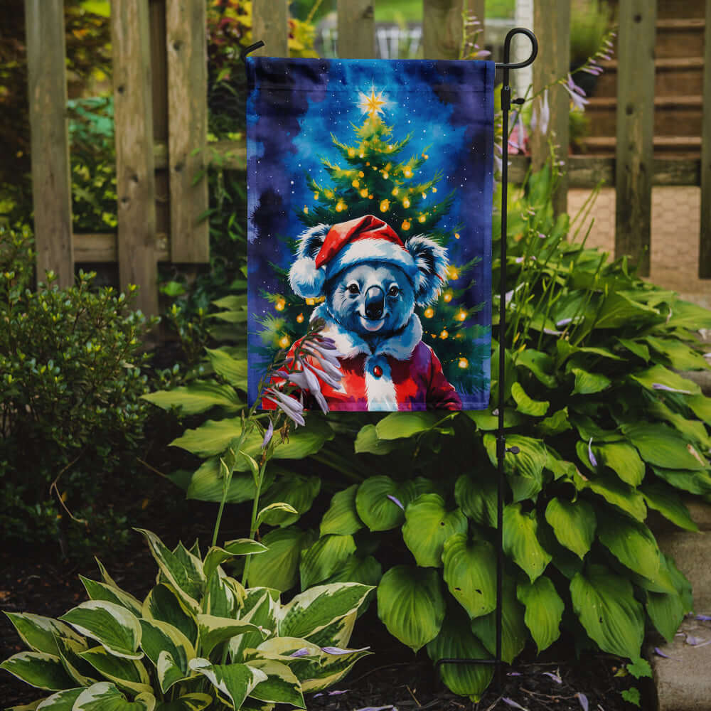 Caroline's Treasures Koala Christmas Garden Flag