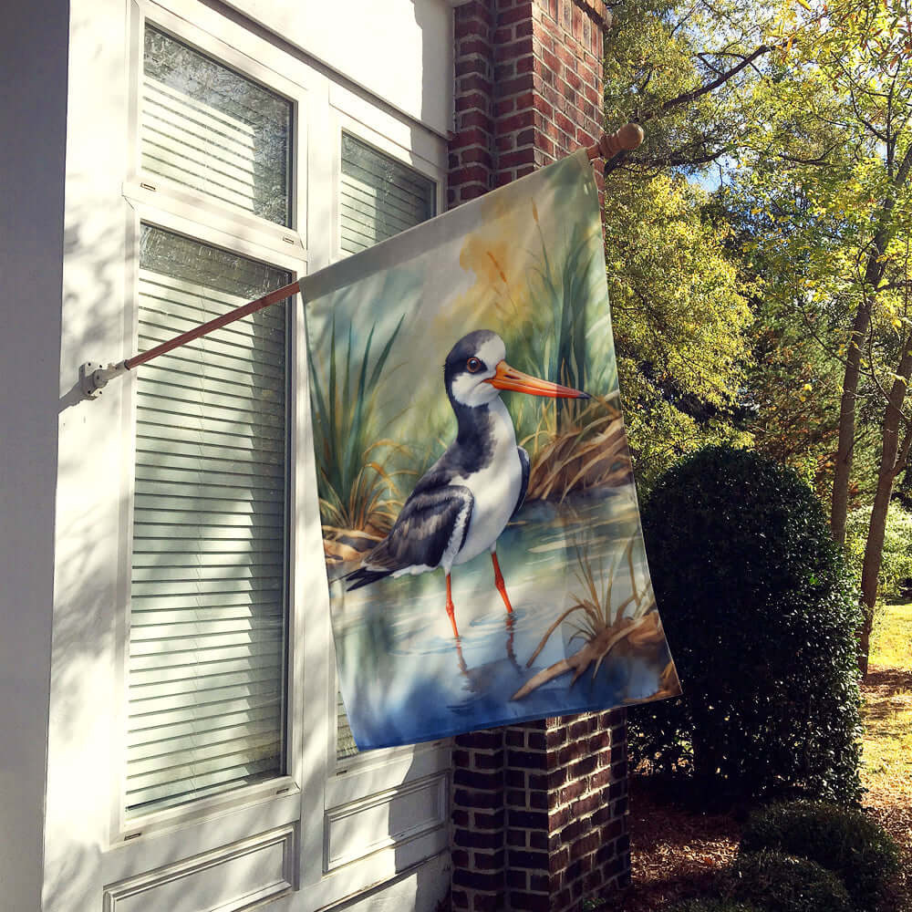 Caroline's Treasures Black Skimmer Bird House Flag