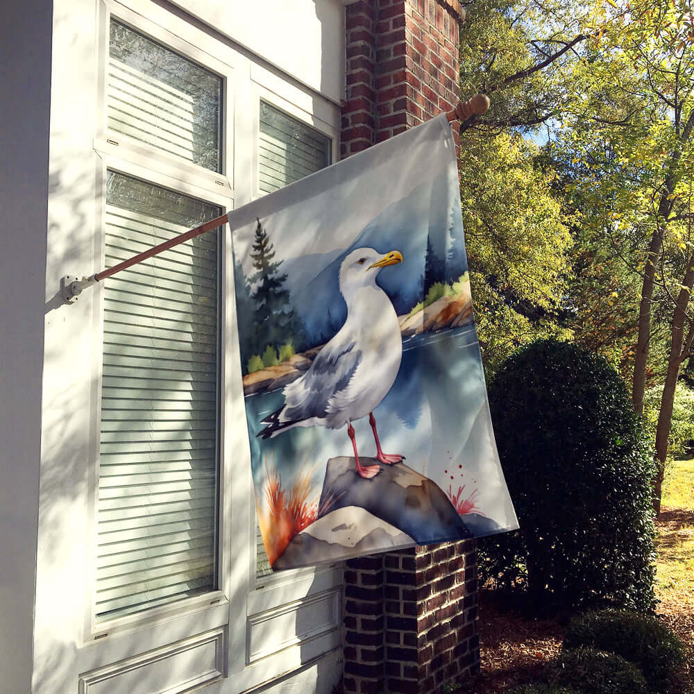 Caroline's Treasures Herring Gull Bird House Flag