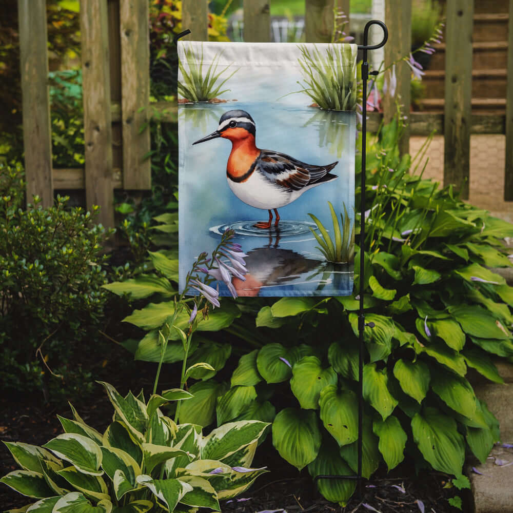 Caroline's Treasures Red-necked Phalarope Bird Garden Flag
