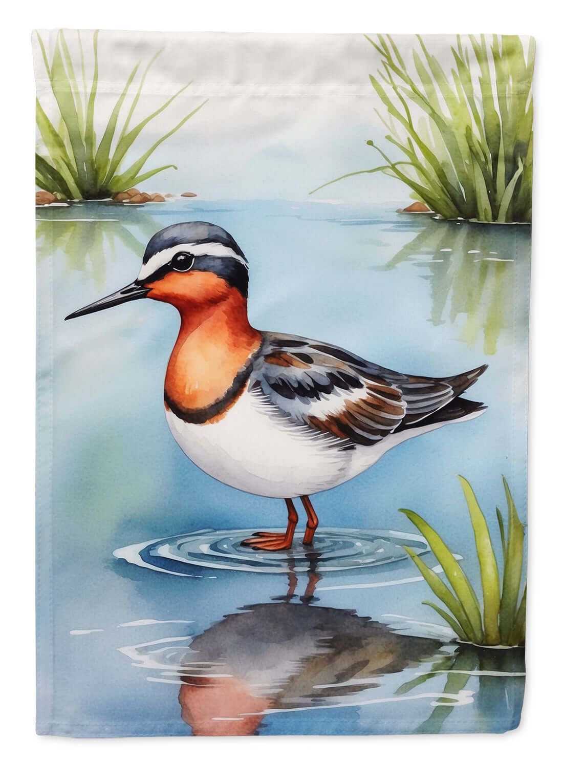 Caroline's Treasures Red-necked Phalarope Bird Garden Flag