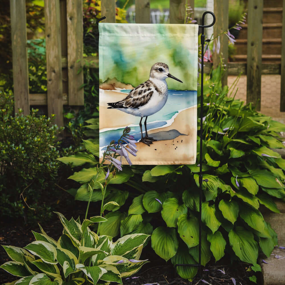 Caroline's Treasures Sanderling Bird Garden Flag