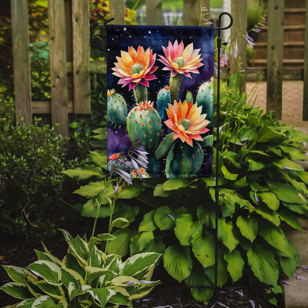 Caroline's Treasures Queen of the Night Cactus Garden Flag