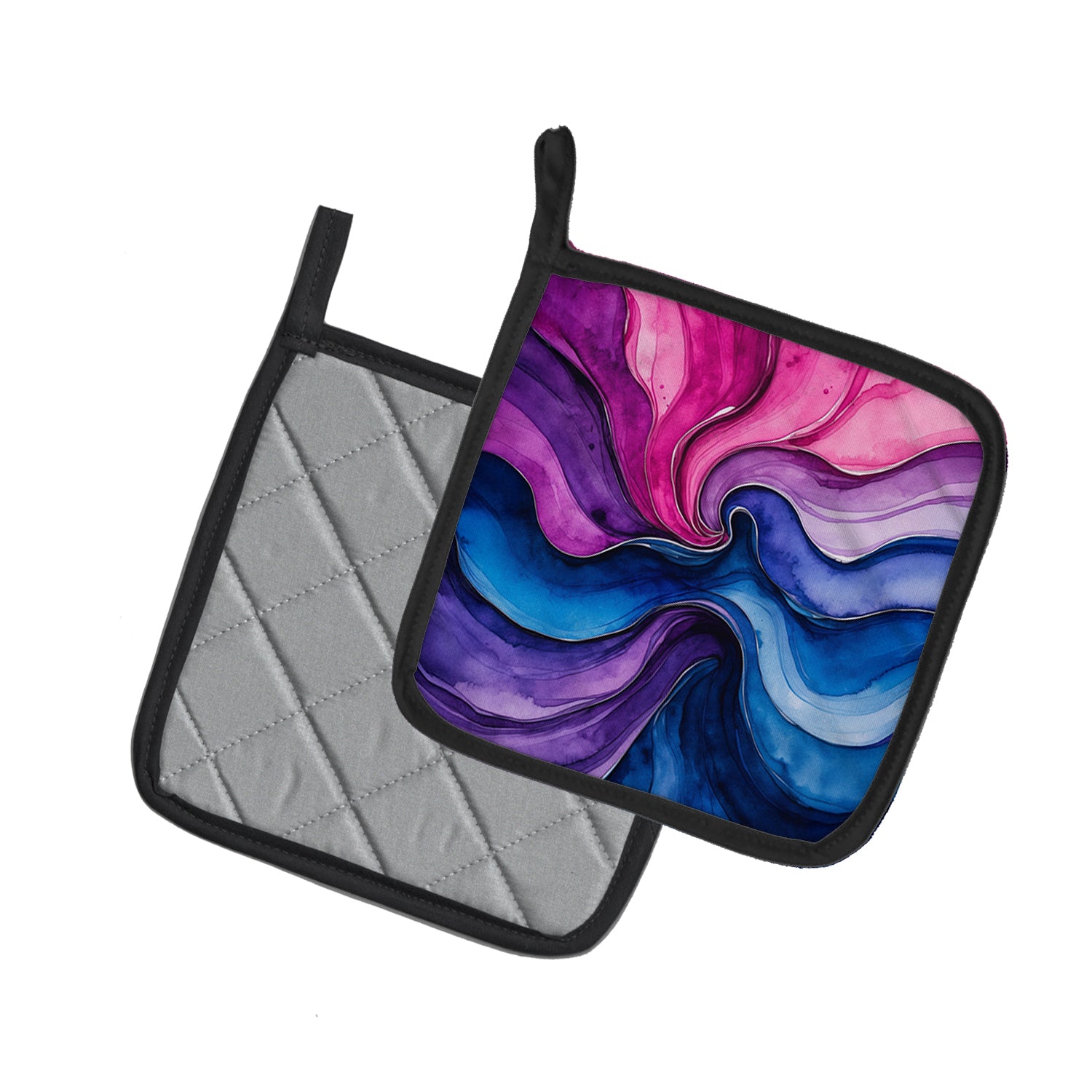 Caroline's Treasures Bisexual Pride Pair of Pot Holders