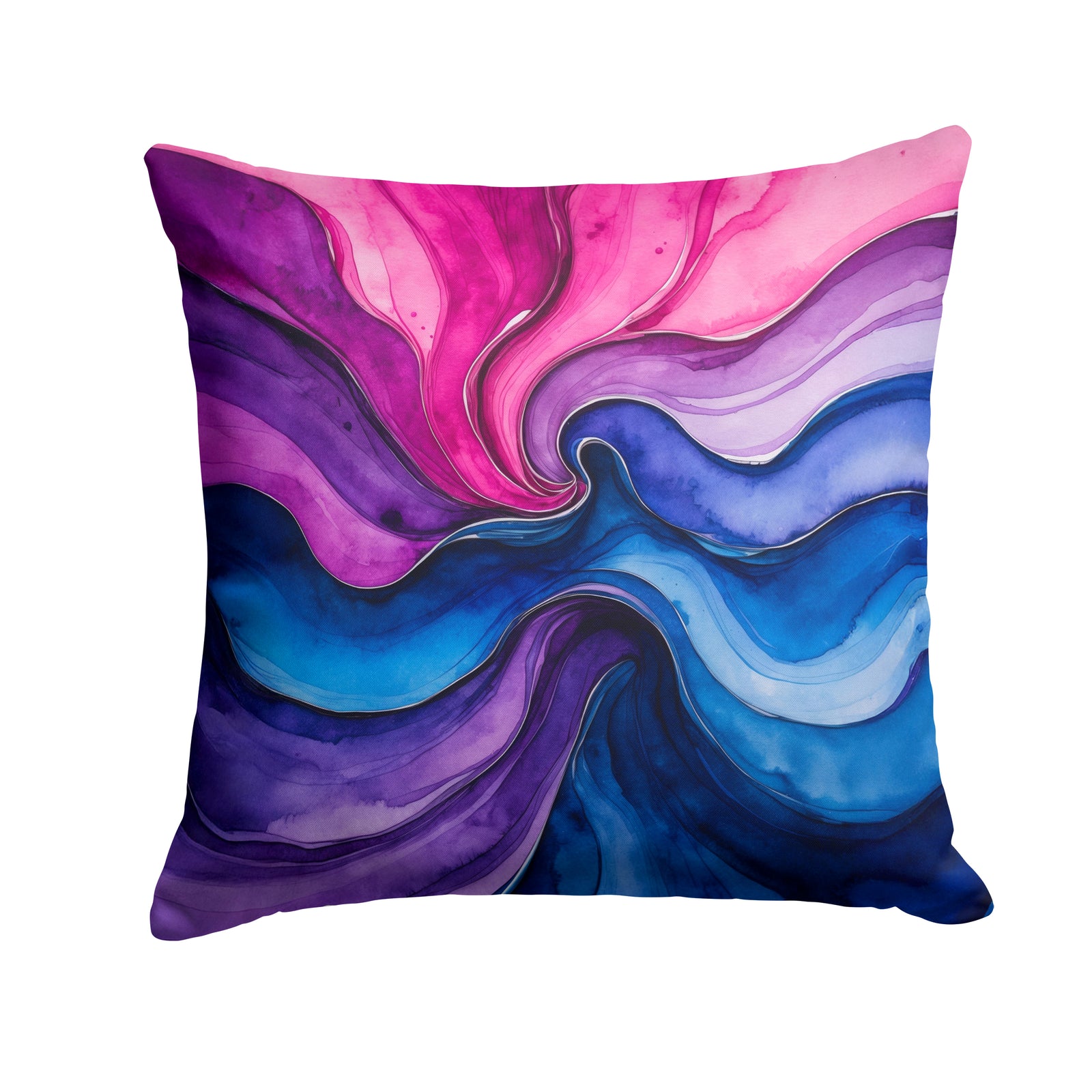 Caroline's Treasures Bisexual Pride Throw Pillow
