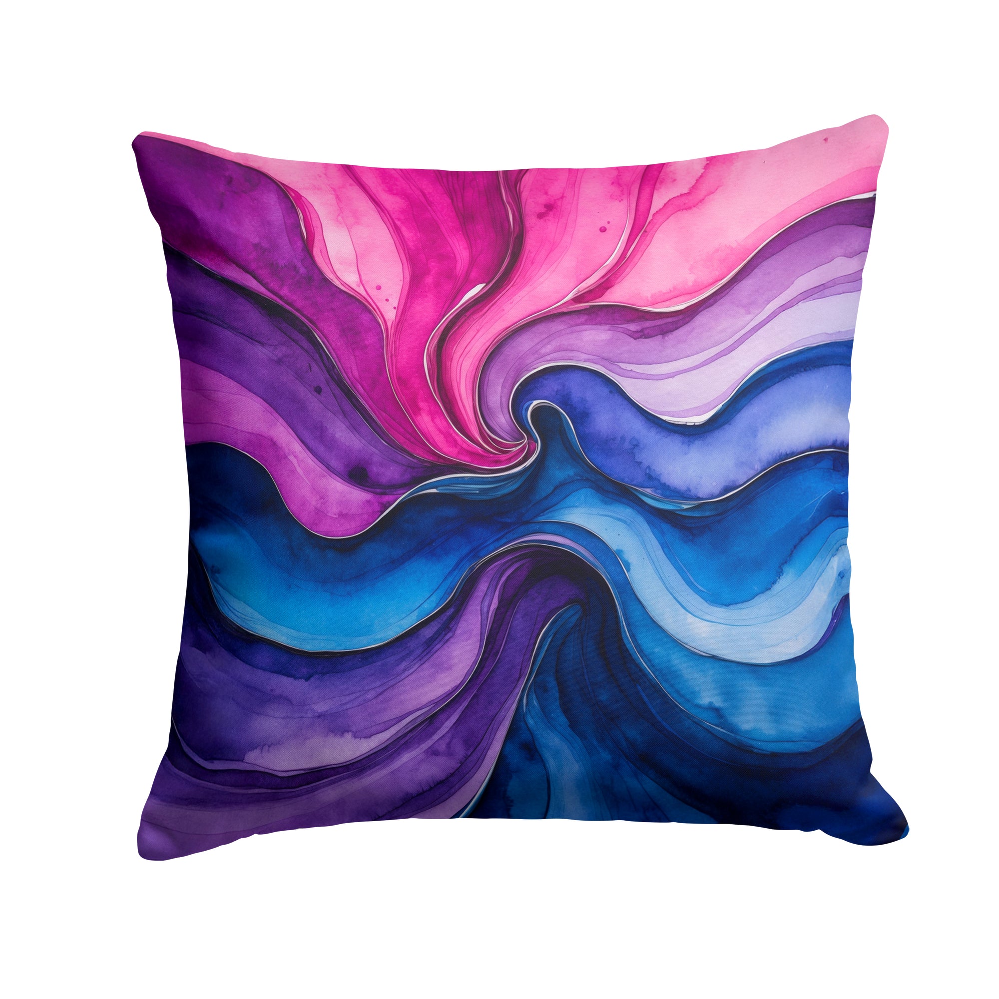 Caroline's Treasures Bisexual Pride Throw Pillow