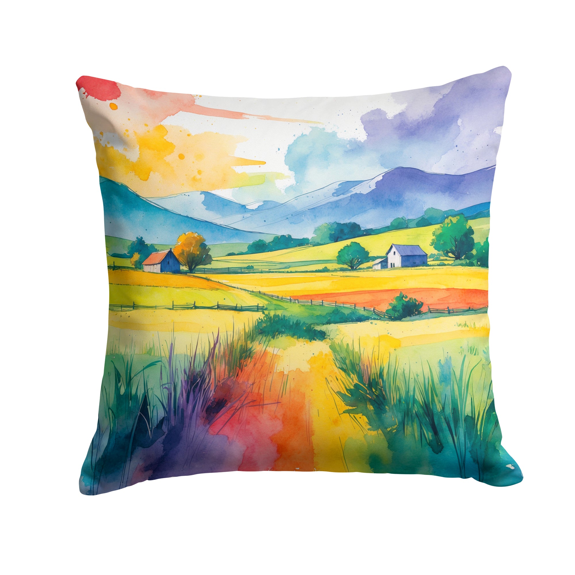 Caroline's Treasures Gay Pride in Rural Spaces Throw Pillow