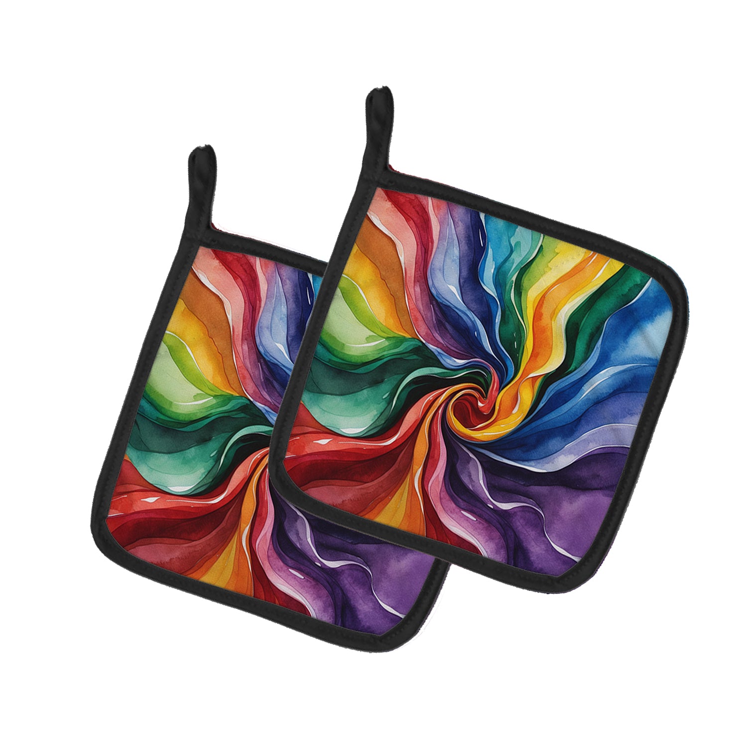 Caroline's Treasures Gay Pride Pair of Pot Holders