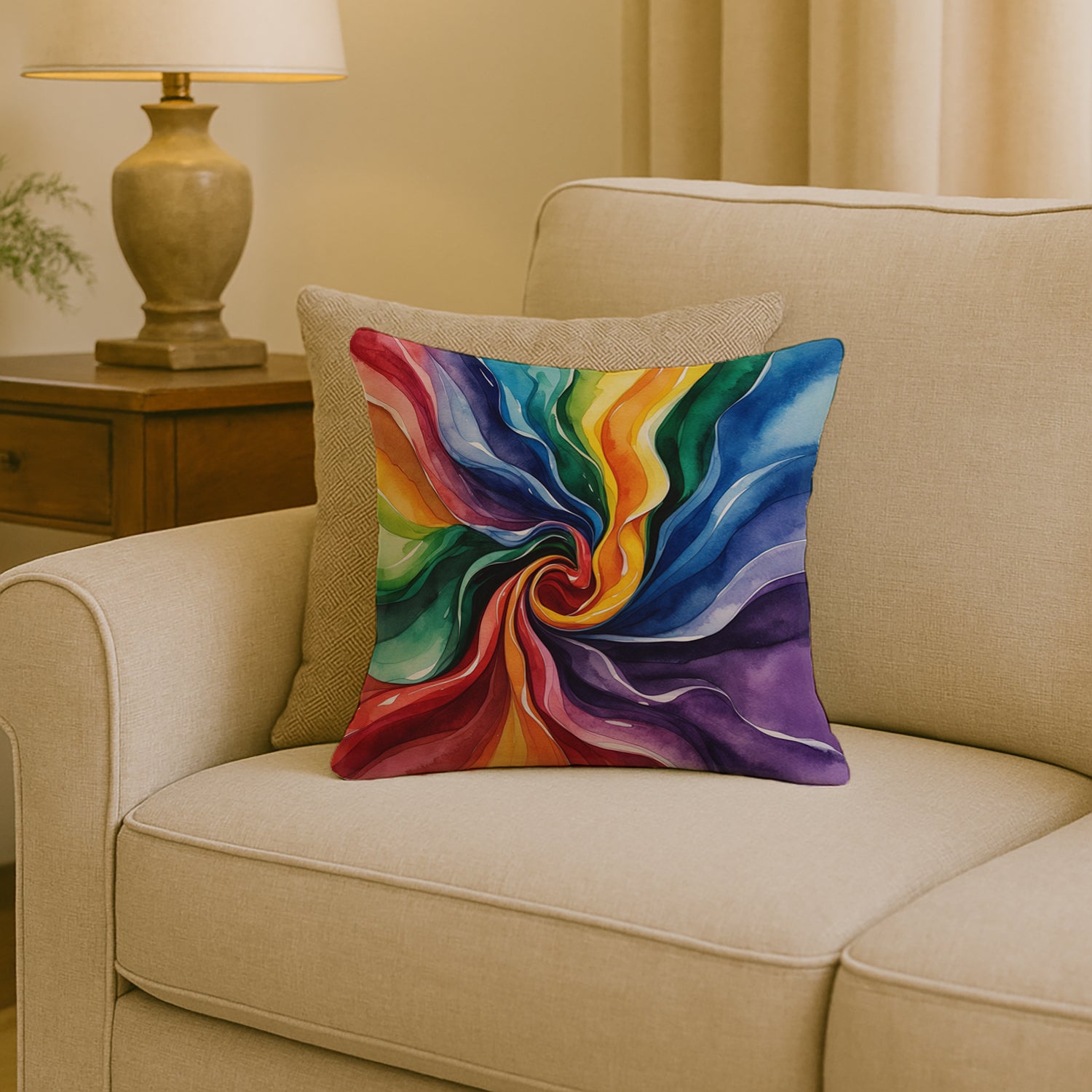 Caroline's Treasures Gay Pride Throw Pillow