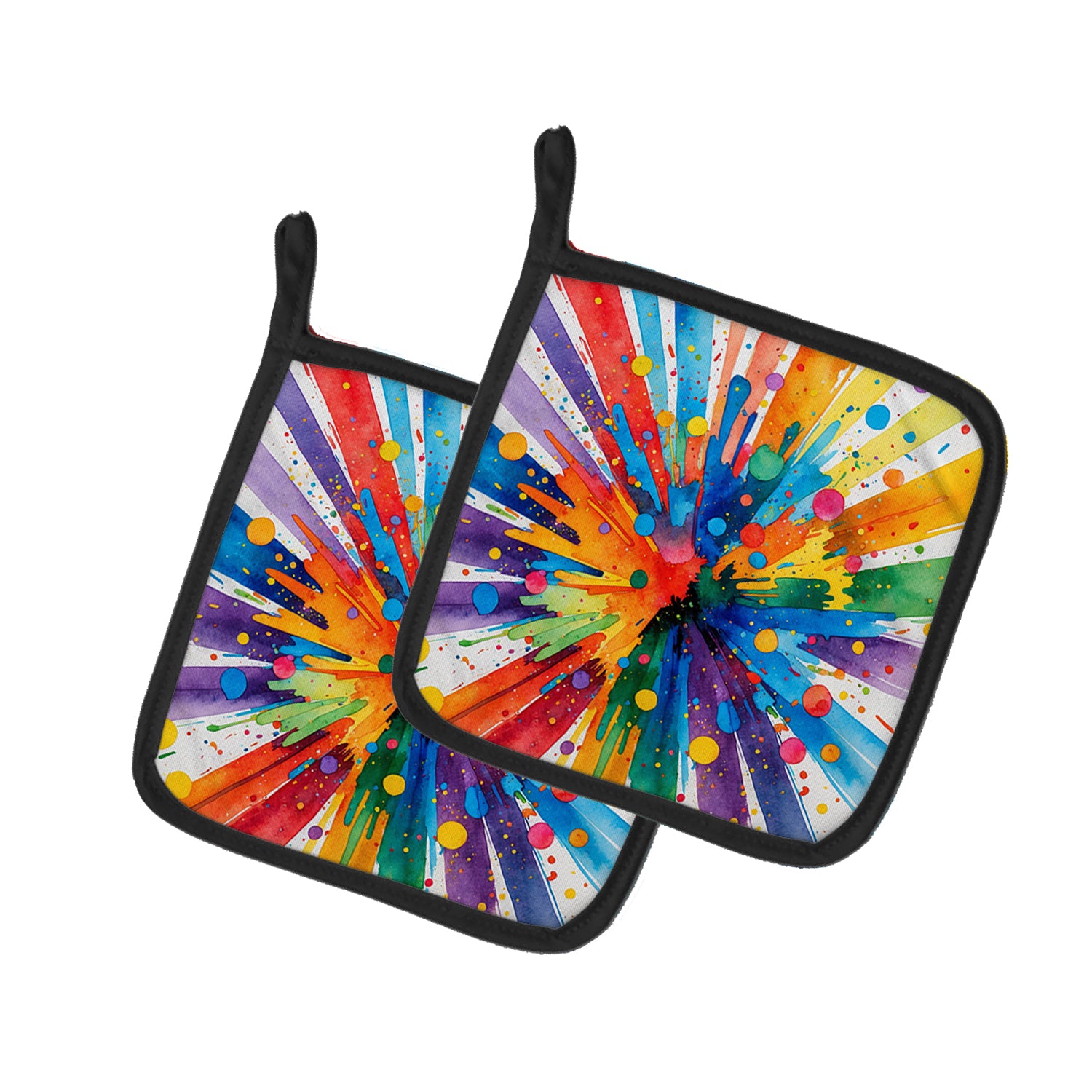 Caroline's Treasures Gay Pride Joy as Resistance Pair of Pot Holders