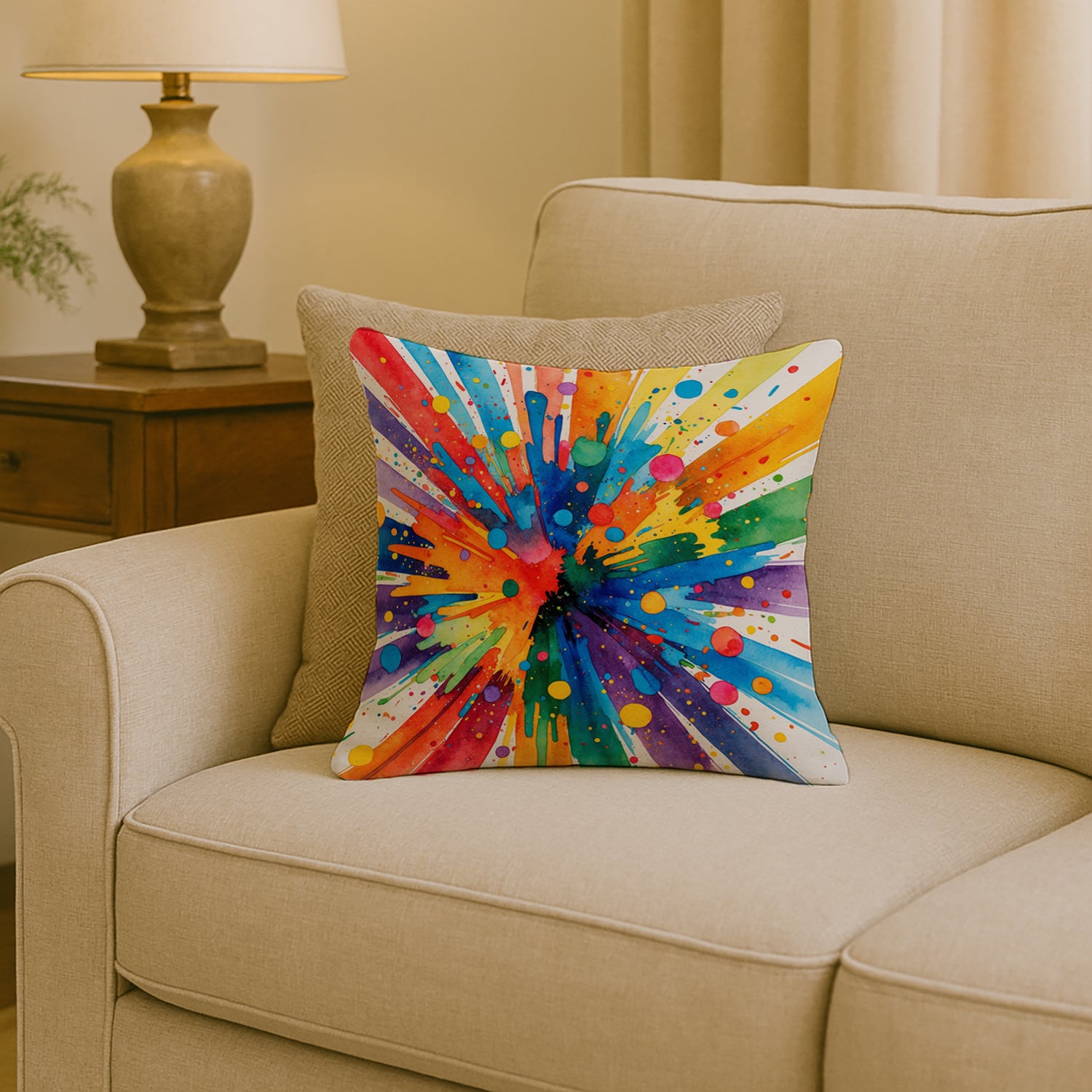 Caroline's Treasures Gay Pride Joy as Resistance Throw Pillow