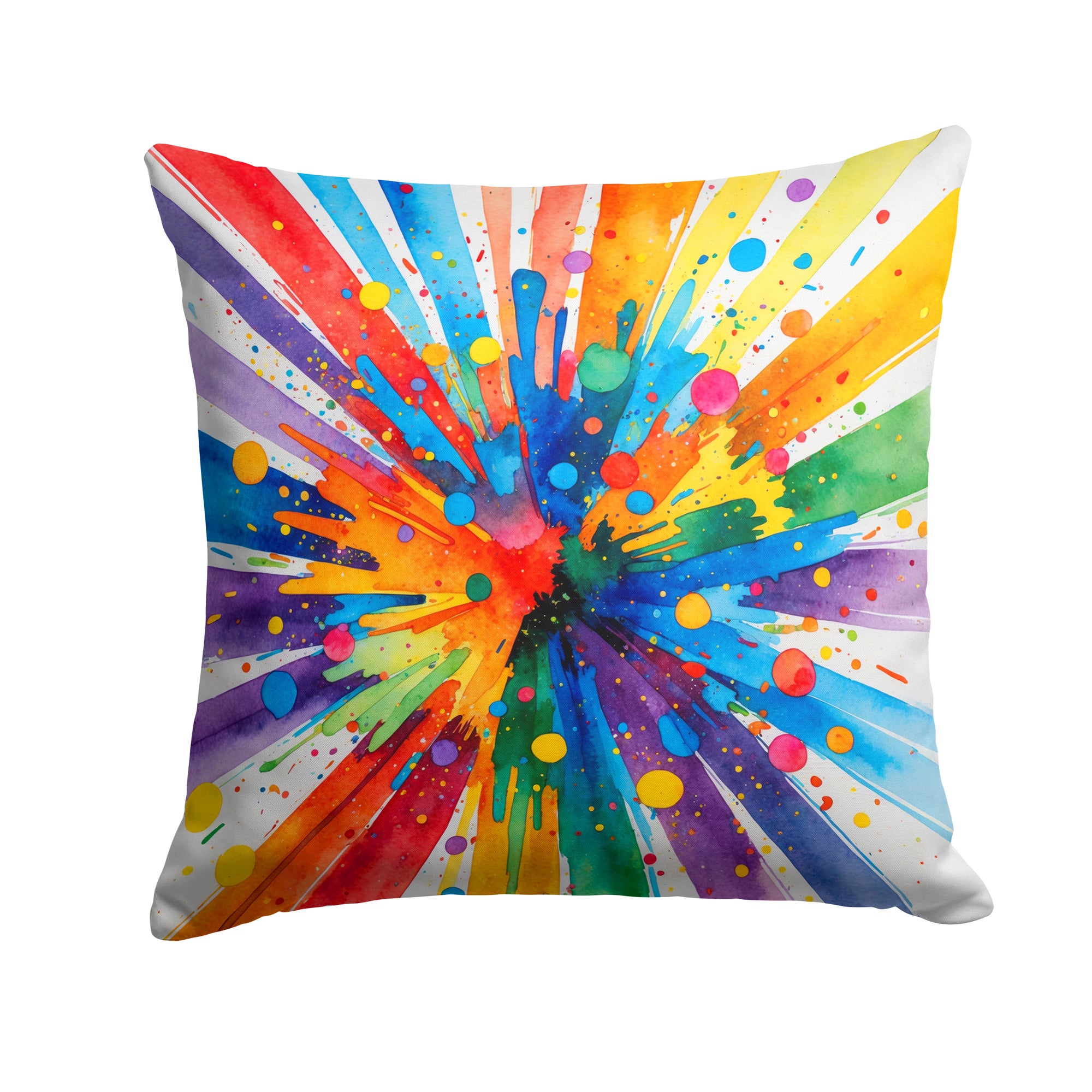 Caroline's Treasures Gay Pride Joy as Resistance Throw Pillow