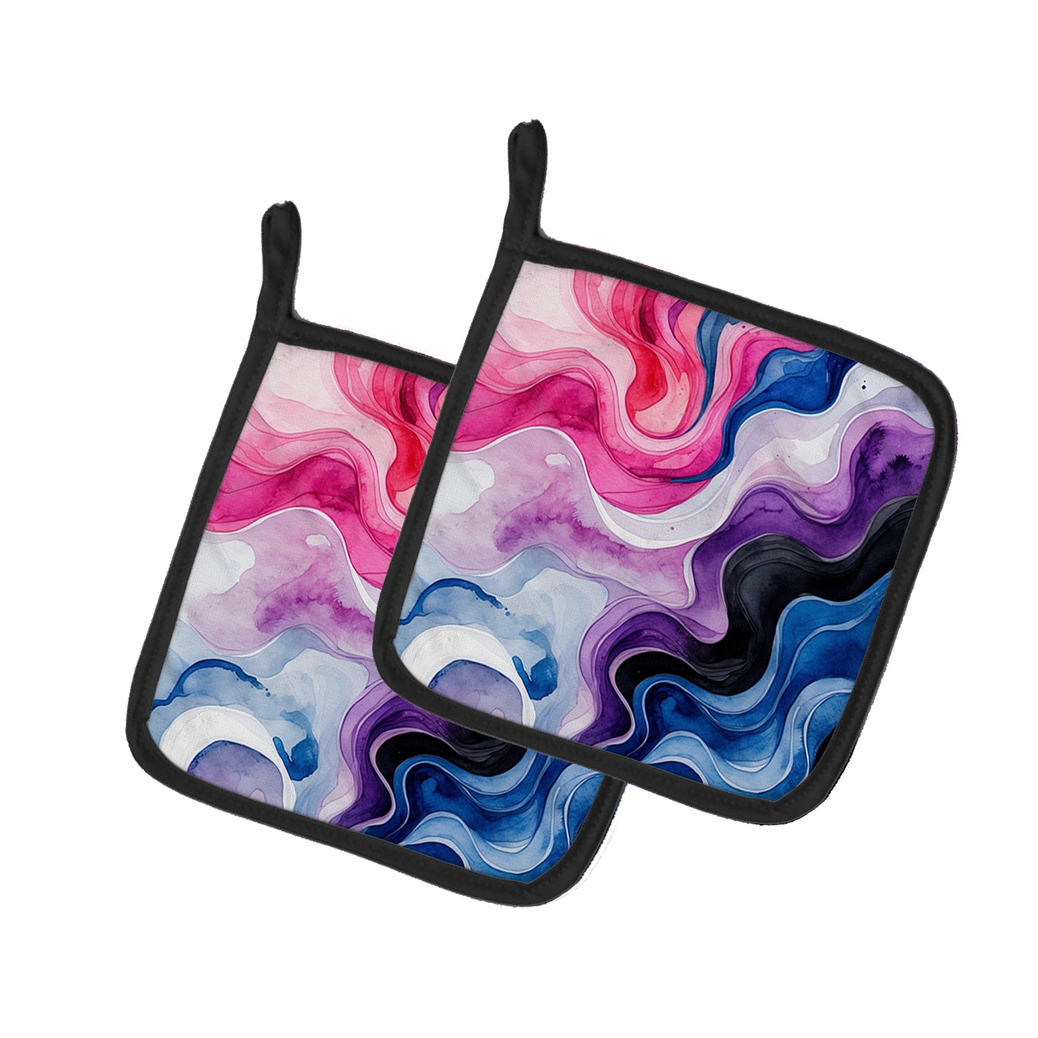 Caroline's Treasures Genderfluid Pride Pair of Pot Holders