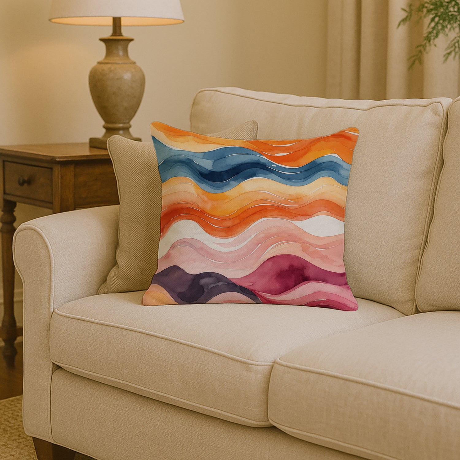 Caroline's Treasures Lesbian Pride Throw Pillow