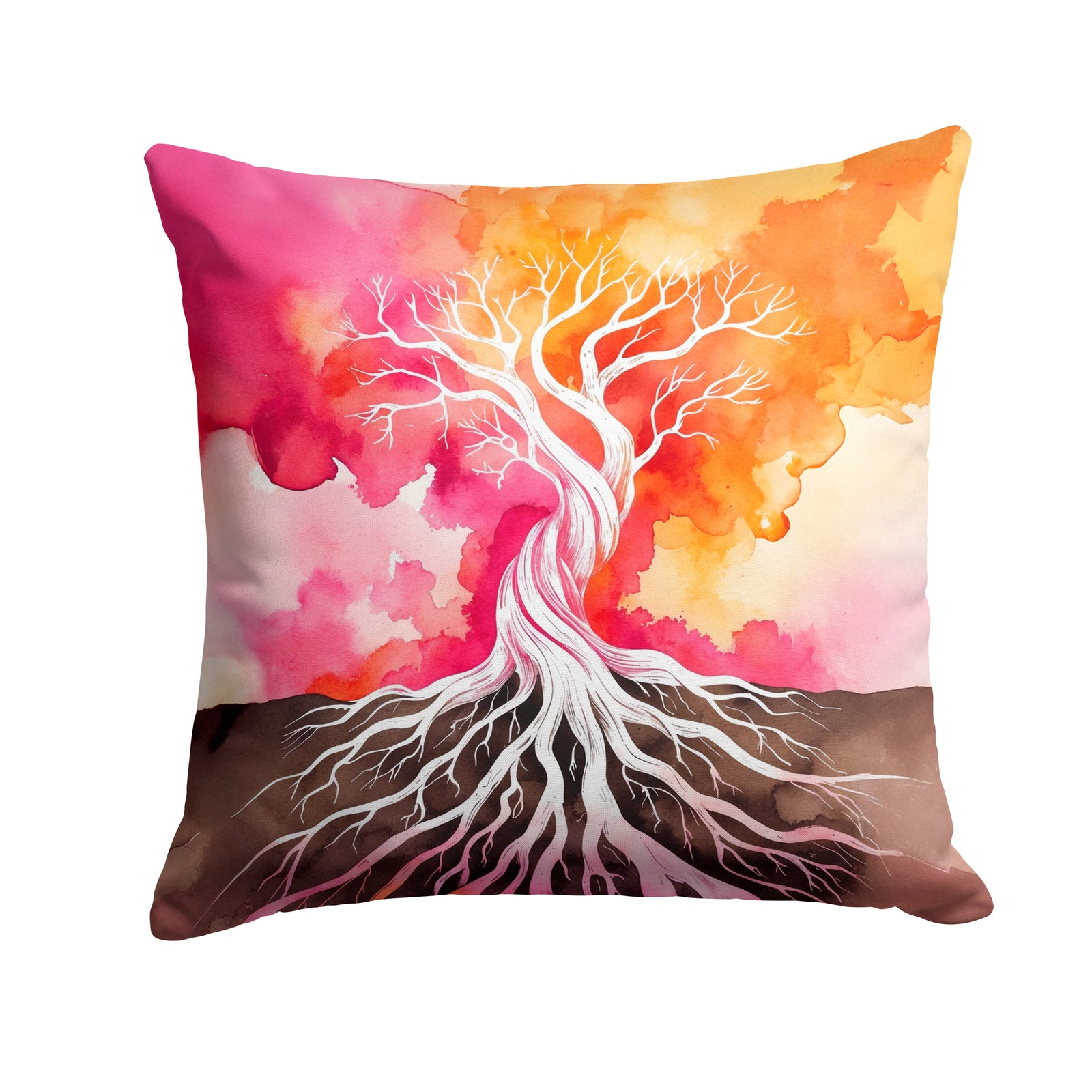 Caroline's Treasures Rooted in Lesbian Pride Throw Pillow