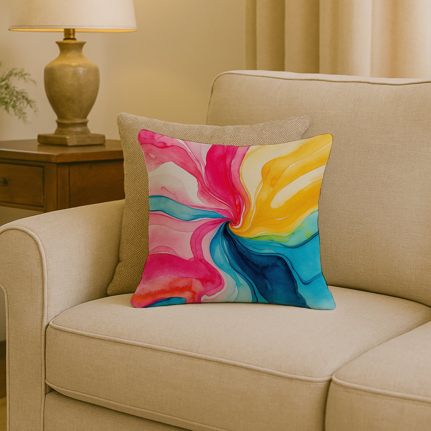 Caroline's Treasures Pansexual Pride Throw Pillow