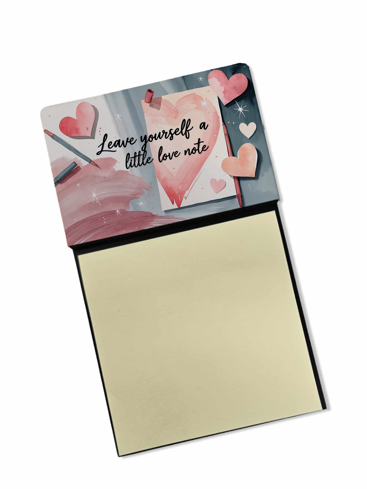 Caroline's Treasures Leave Yourself a Little Love Note Funny Sticky Note Holder