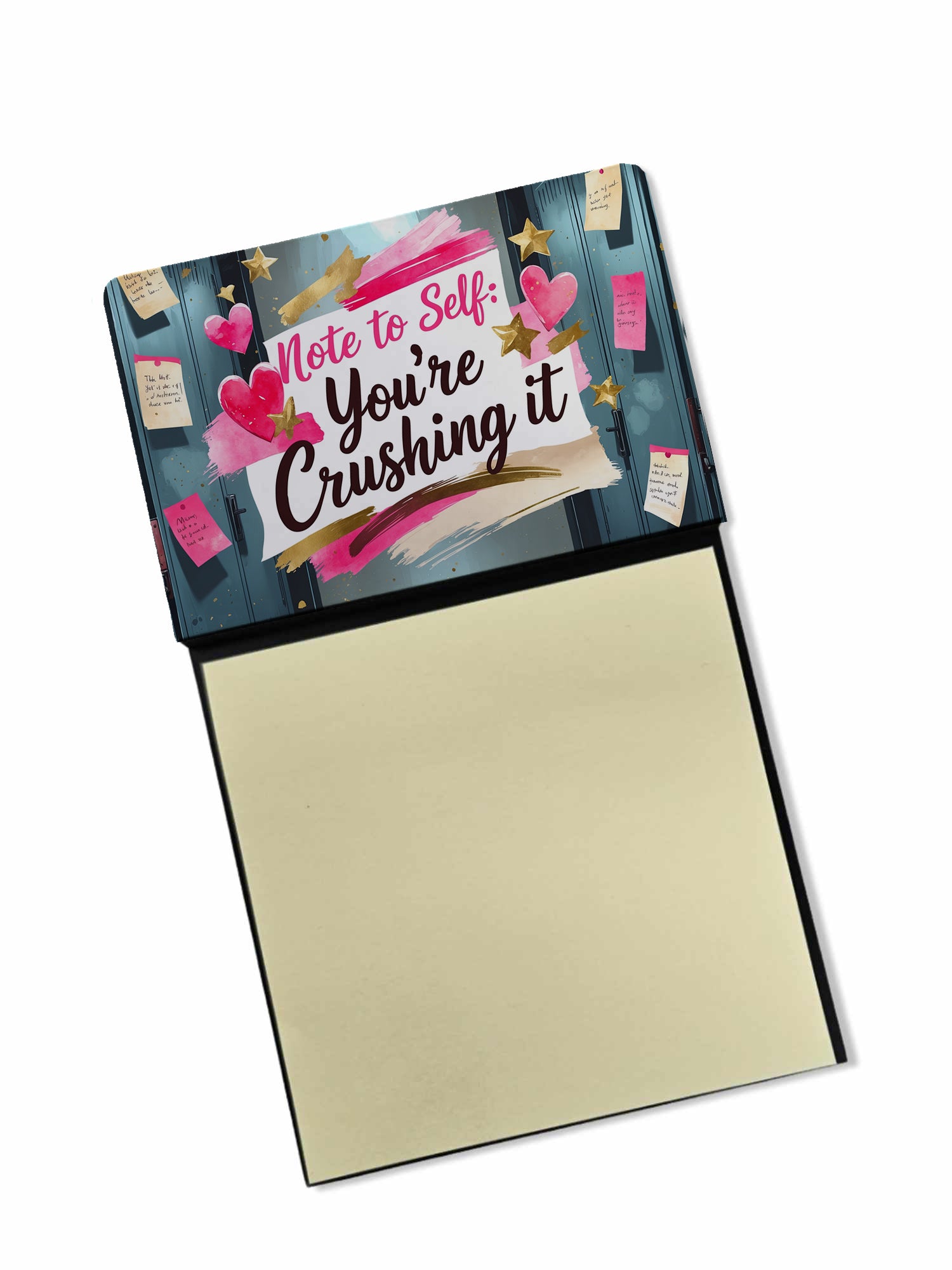Caroline's Treasures Note to Self You're Crushing It Funny Sticky Note Holder