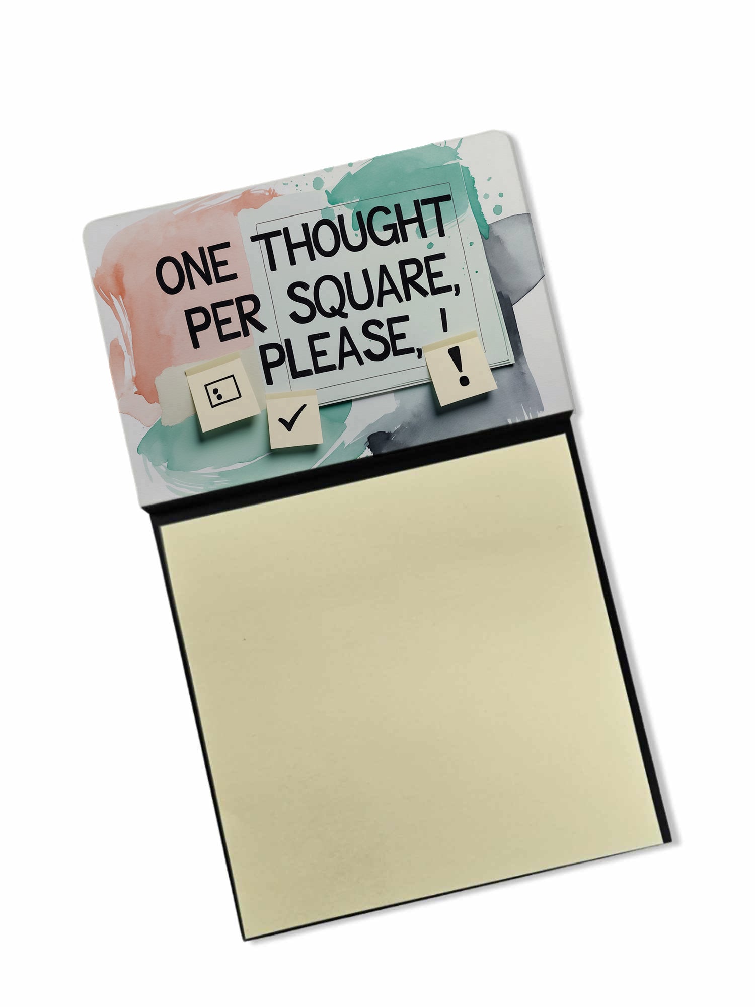 Caroline's Treasures One Thought Per Square Please Funny Sticky Note Holder