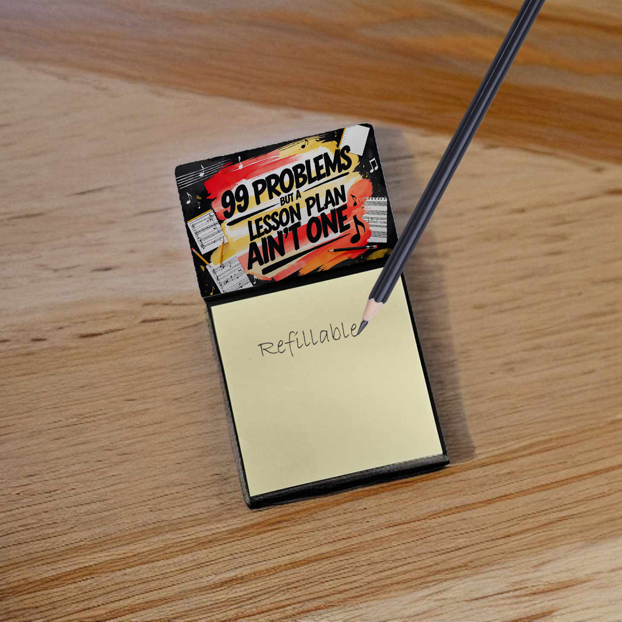 Caroline's Treasures Lesson Plan Ain’t One Funny Sticky Note Holder for Teacher's Gift