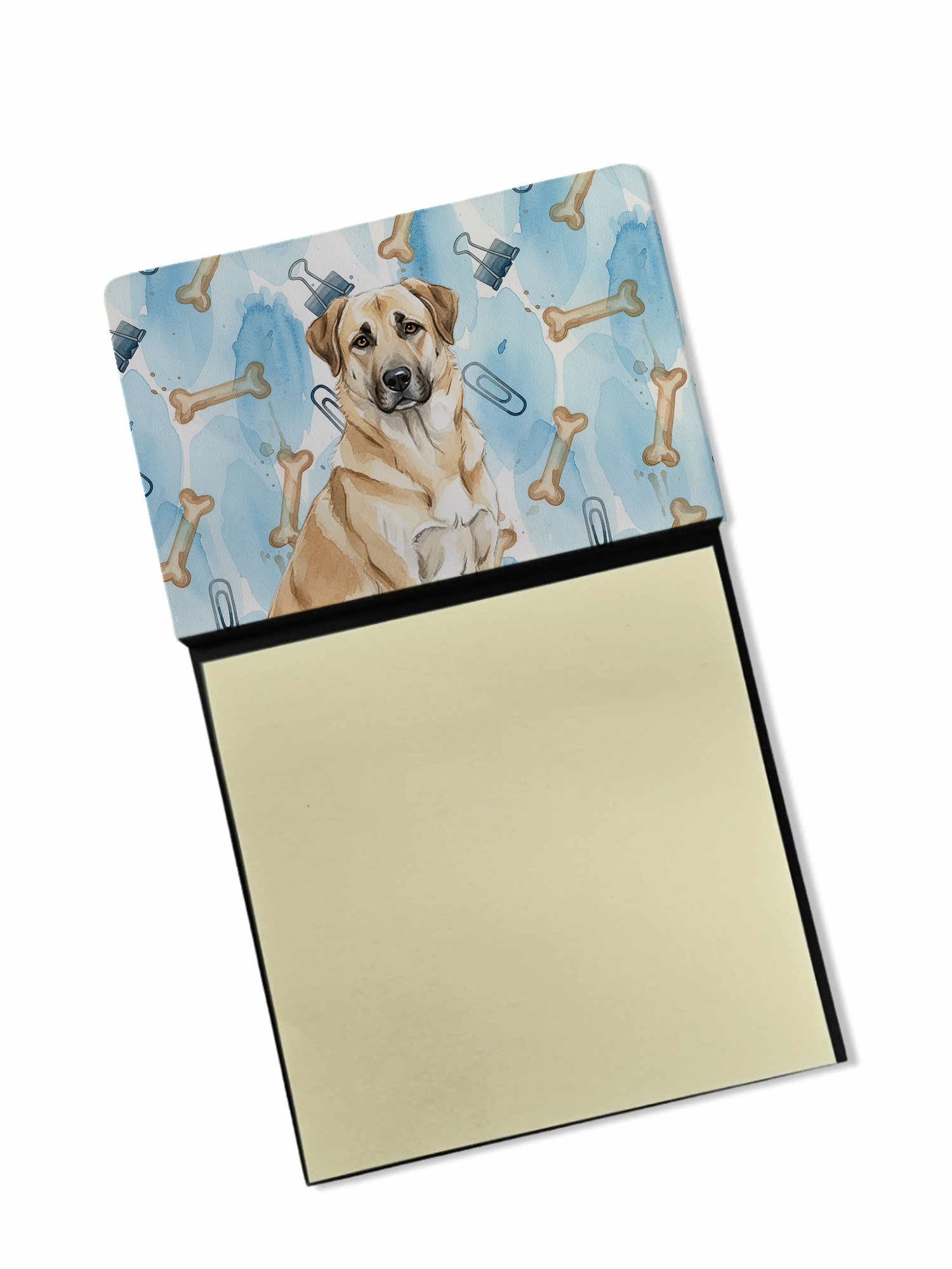 Caroline's Treasures Anatolian Shepherd Dog Coworker Watercolor Sticky Note Holder