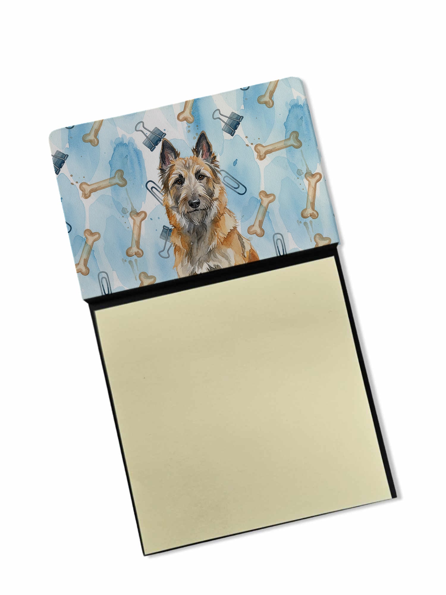 Caroline's Treasures Belgian Laekenois Coworker Watercolor Sticky Note Holder