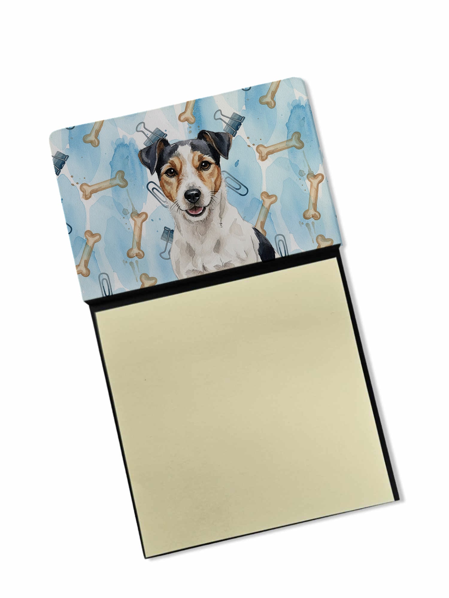 Caroline's Treasures Parson Russell Terrier Coworker Watercolor Sticky Note Holder