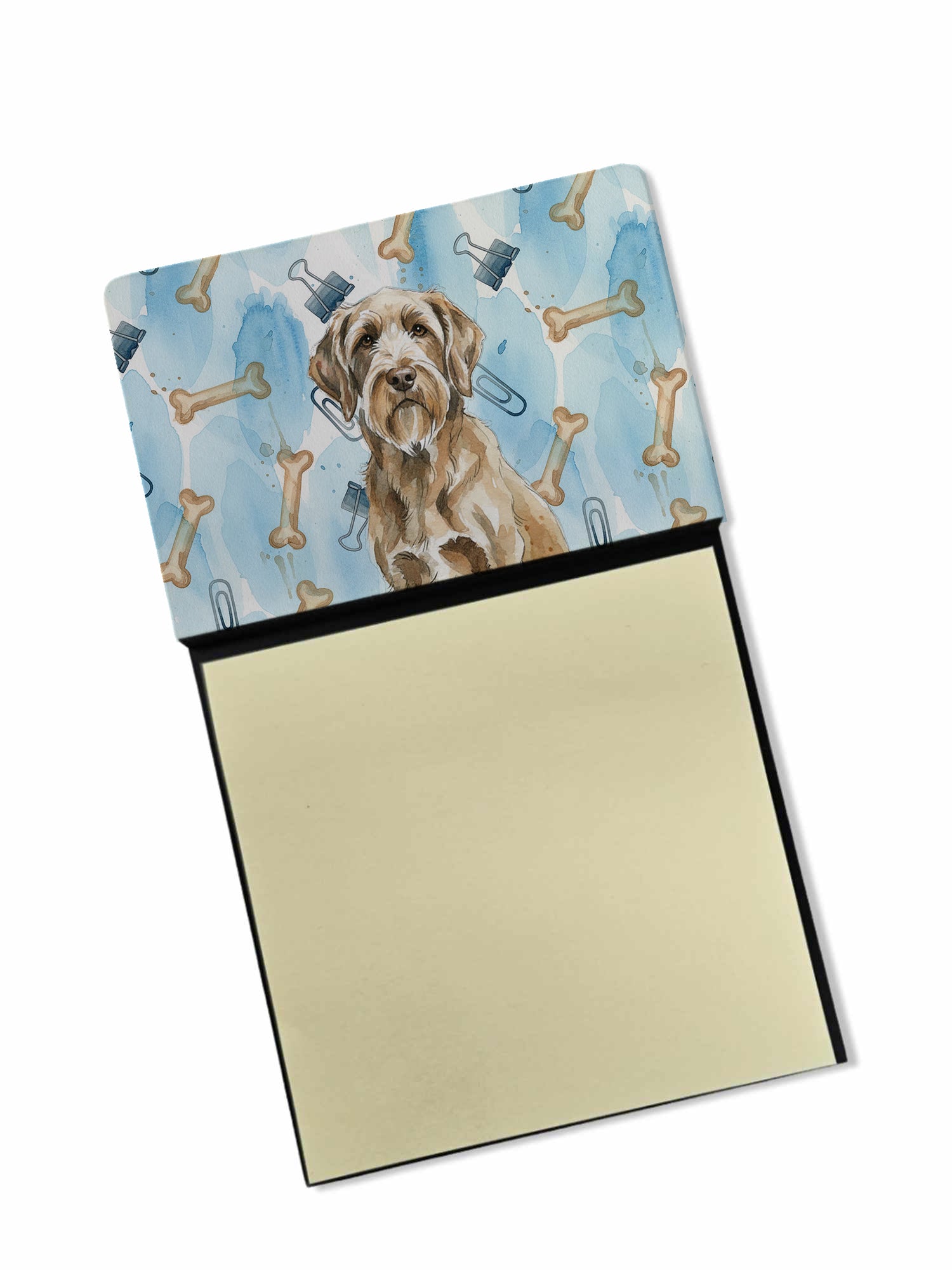 Caroline's Treasures Spinone Italiano Coworker Watercolor Sticky Note Holder