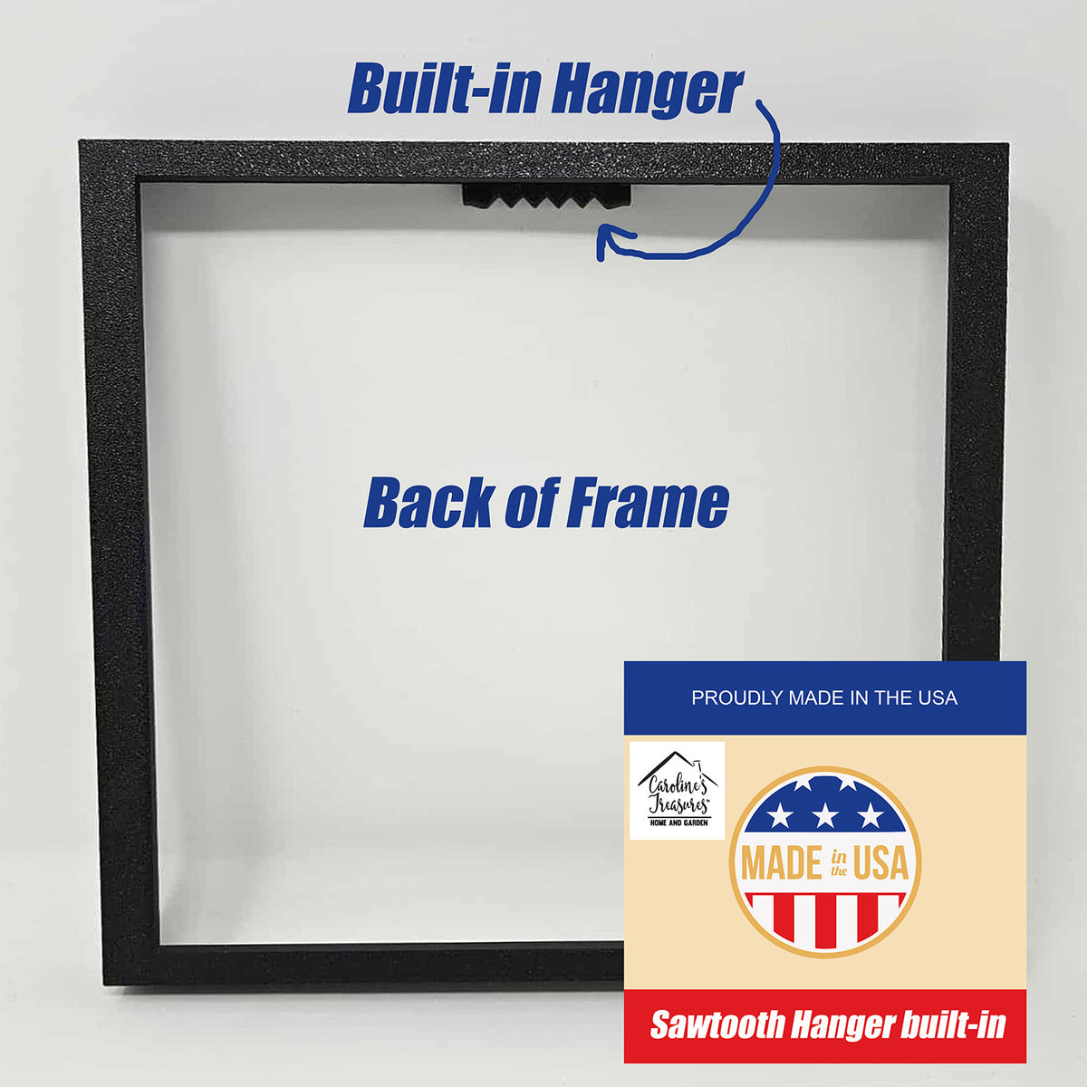 Caroline's Treasures Fishing Santa Claus with Speckled Trout Christmas Framed Metal Print