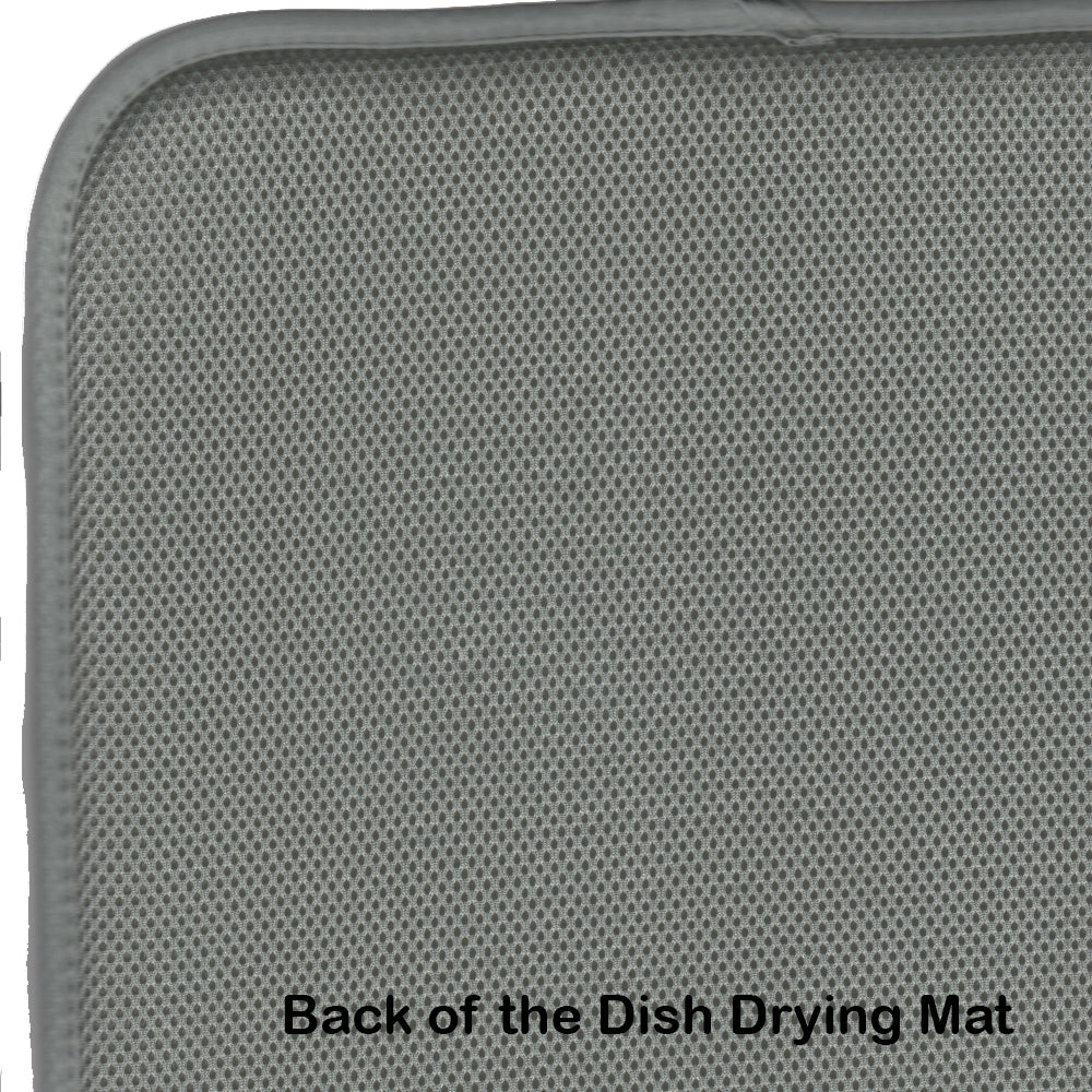 Caroline's Treasures Lots of Great Pyrenees Dish Drying Mat