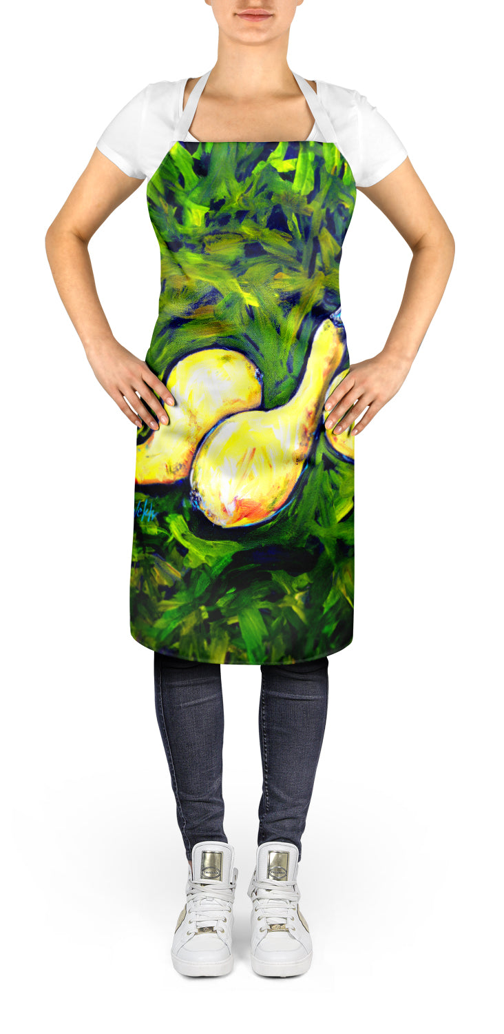 Caroline's Treasures Three Crooks Squash Apron – Artist-Designed Kitchen, BBQ & Craft Apron