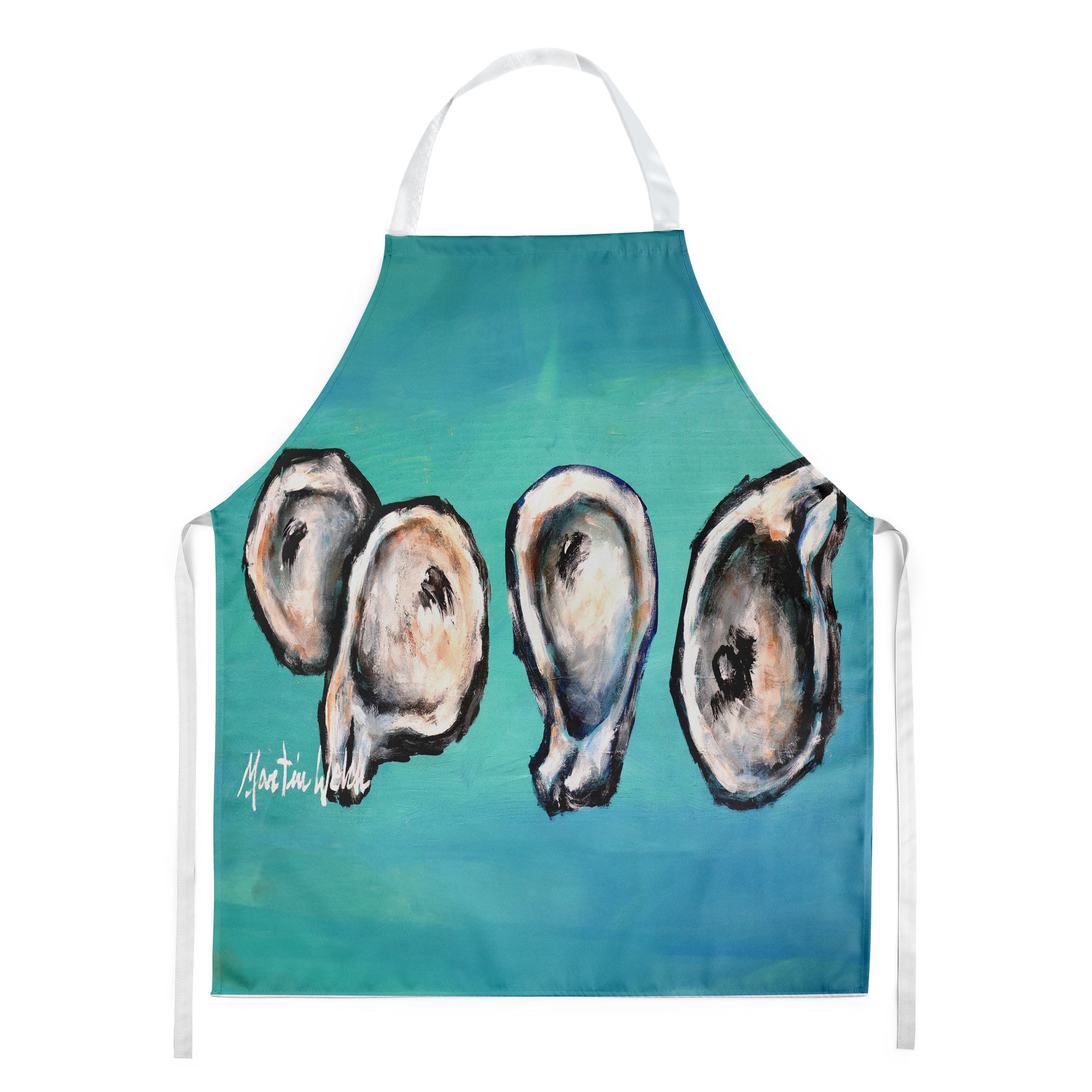 Buy this Four Oyster Shells on Board Apron