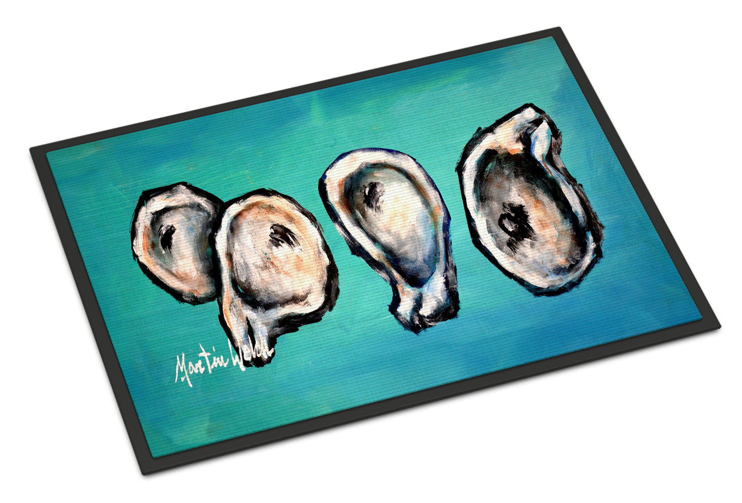 Buy this Four Oyster Shells on Board Doormat