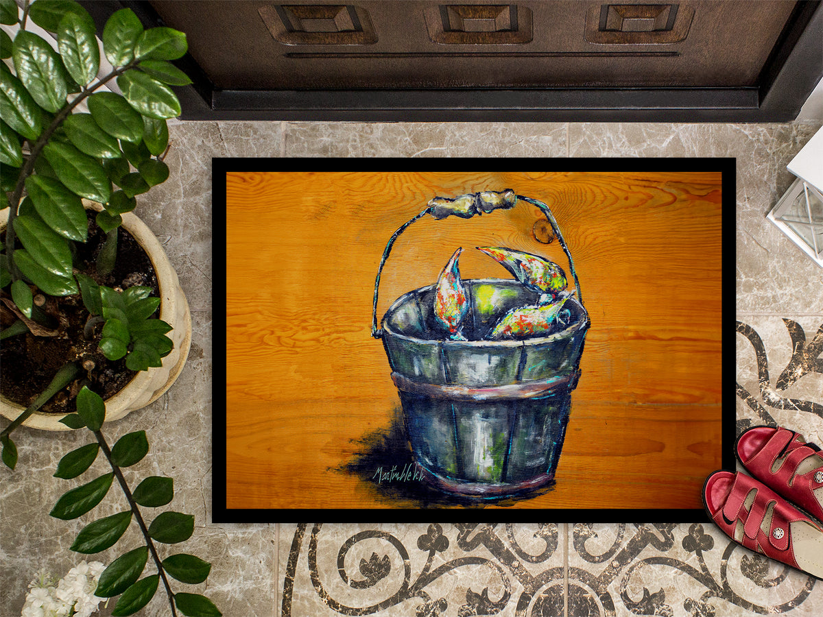 Caroline's Treasures A Crab Bucket Doormat