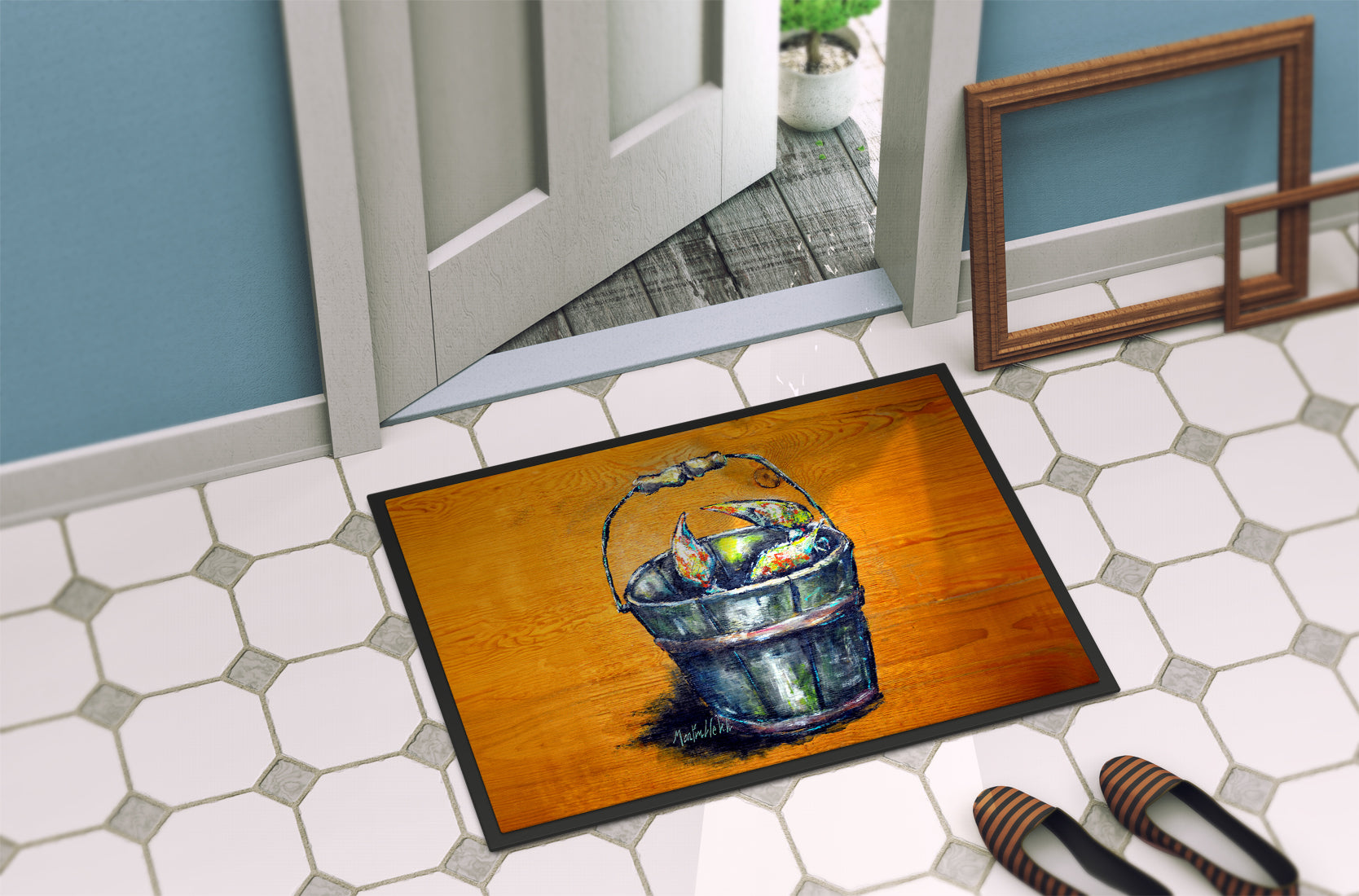 A Crab Bucket Doormat