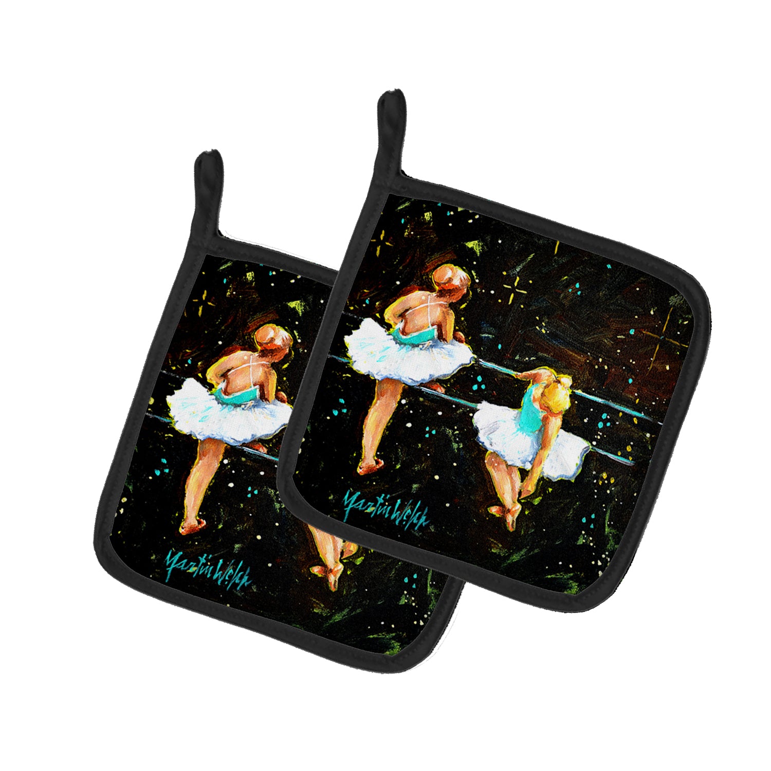 Buy this At Practice Ballet Pair of Pot Holders