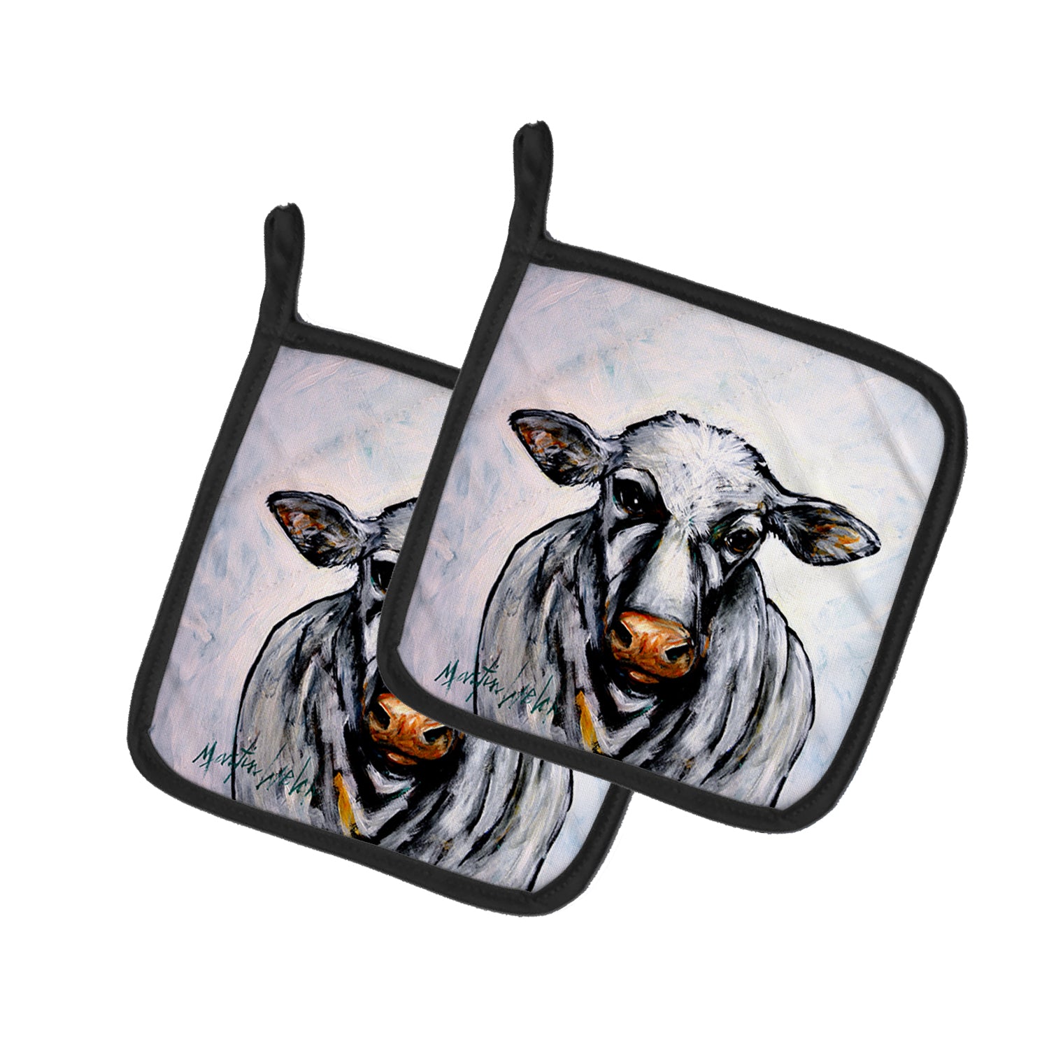 Buy this Bessie the Cow Pair of Pot Holders