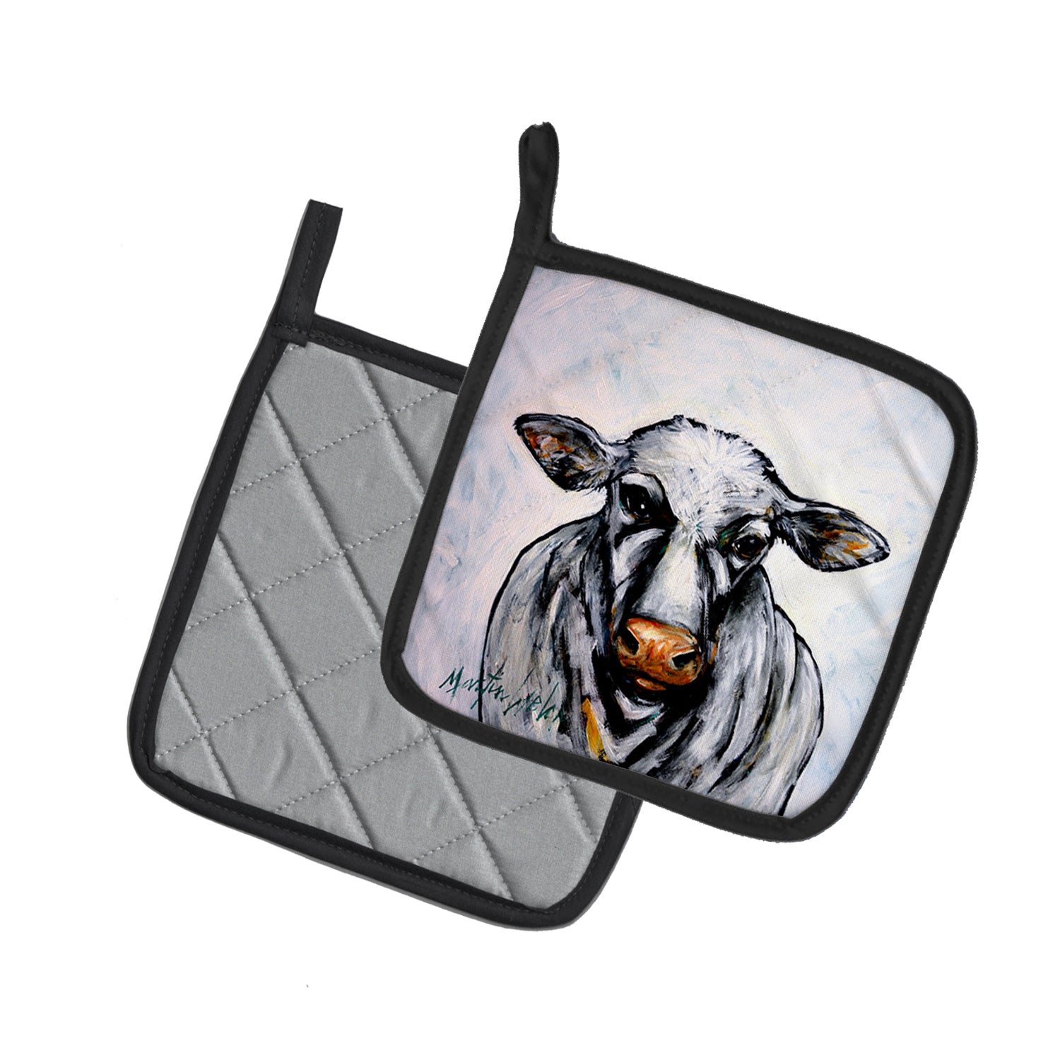 Bessie the Cow Pair of Pot Holders
