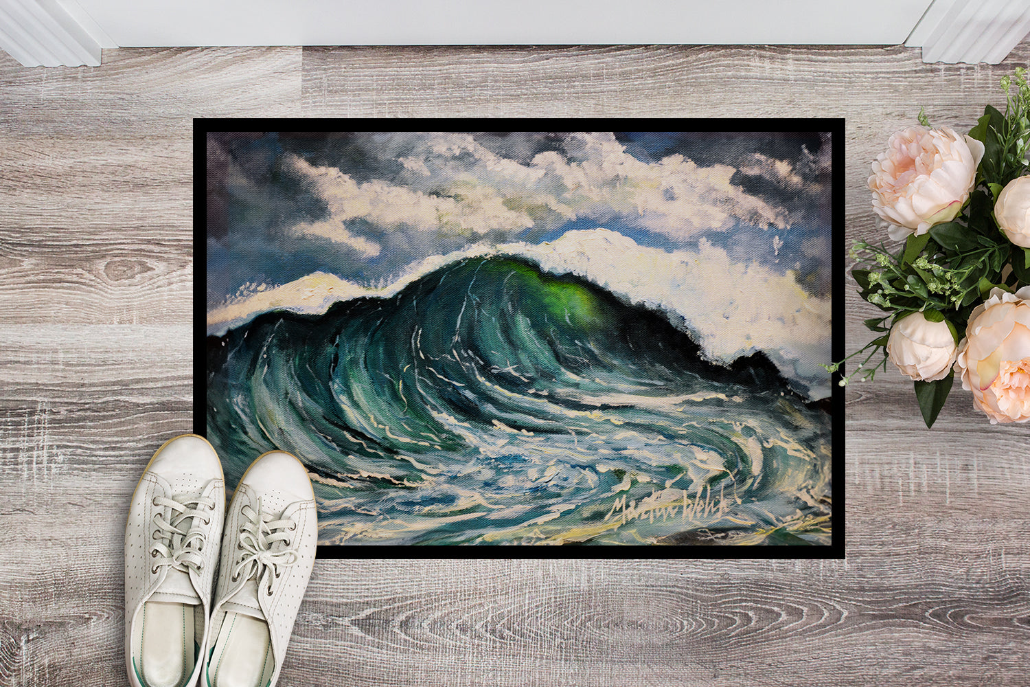 Buy this Big Blue Wave Doormat